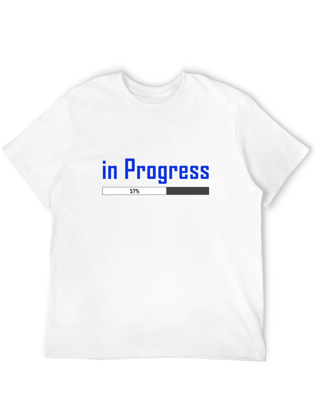 In Progress Loading Bar T-Shirt - Geeky Novelty Tee