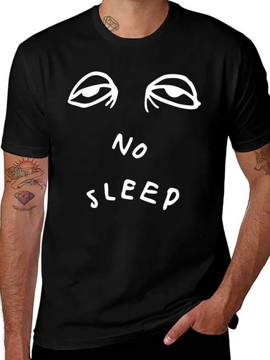 No Sleep Graphic Tee - Black