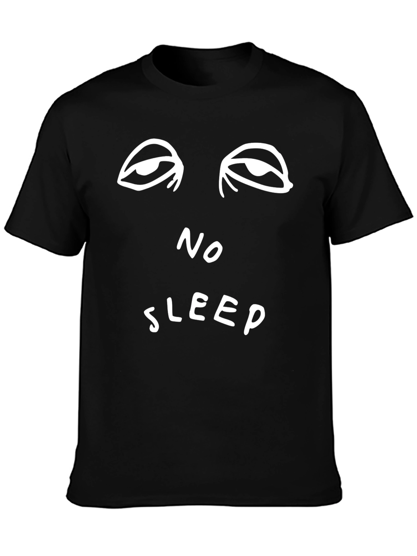 No Sleep Graphic Tee - Black
