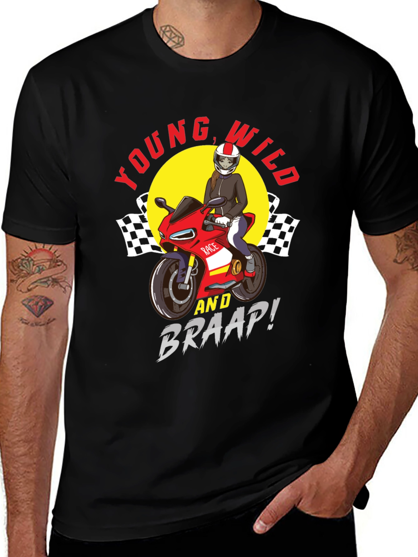 Young Wild & Braap! Graphic Tee