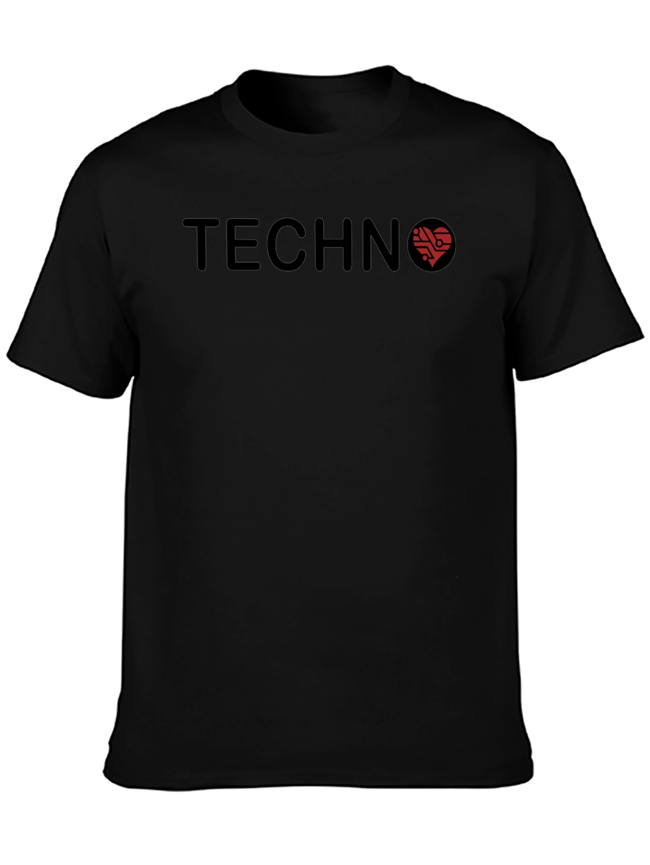 Techno Heartbeat Graphic Tee - Stylish Music Lover Shirt