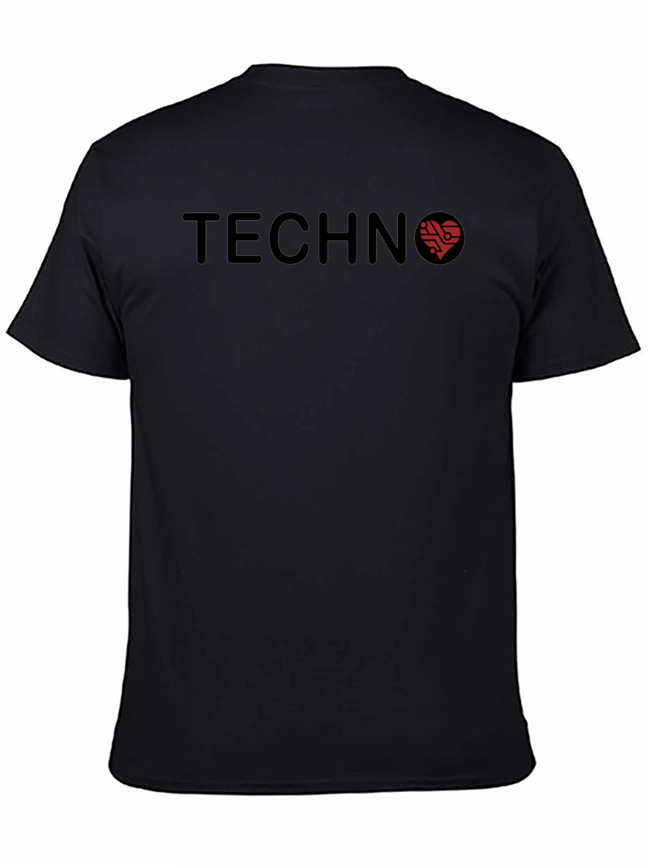 Techno Heartbeat Graphic Tee - Stylish Music Lover Shirt