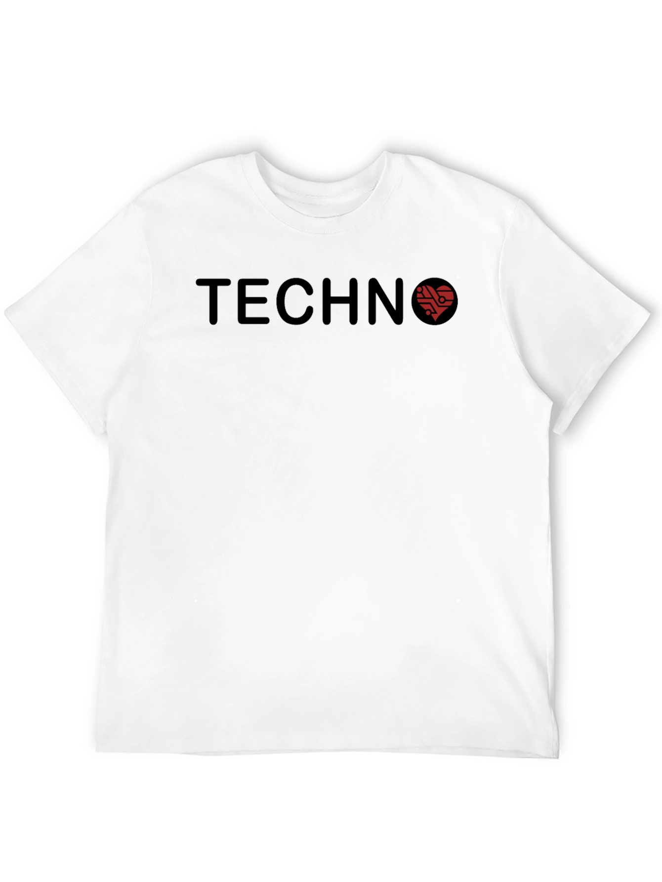 Techno Heartbeat Graphic Tee - Stylish Music Lover Shirt