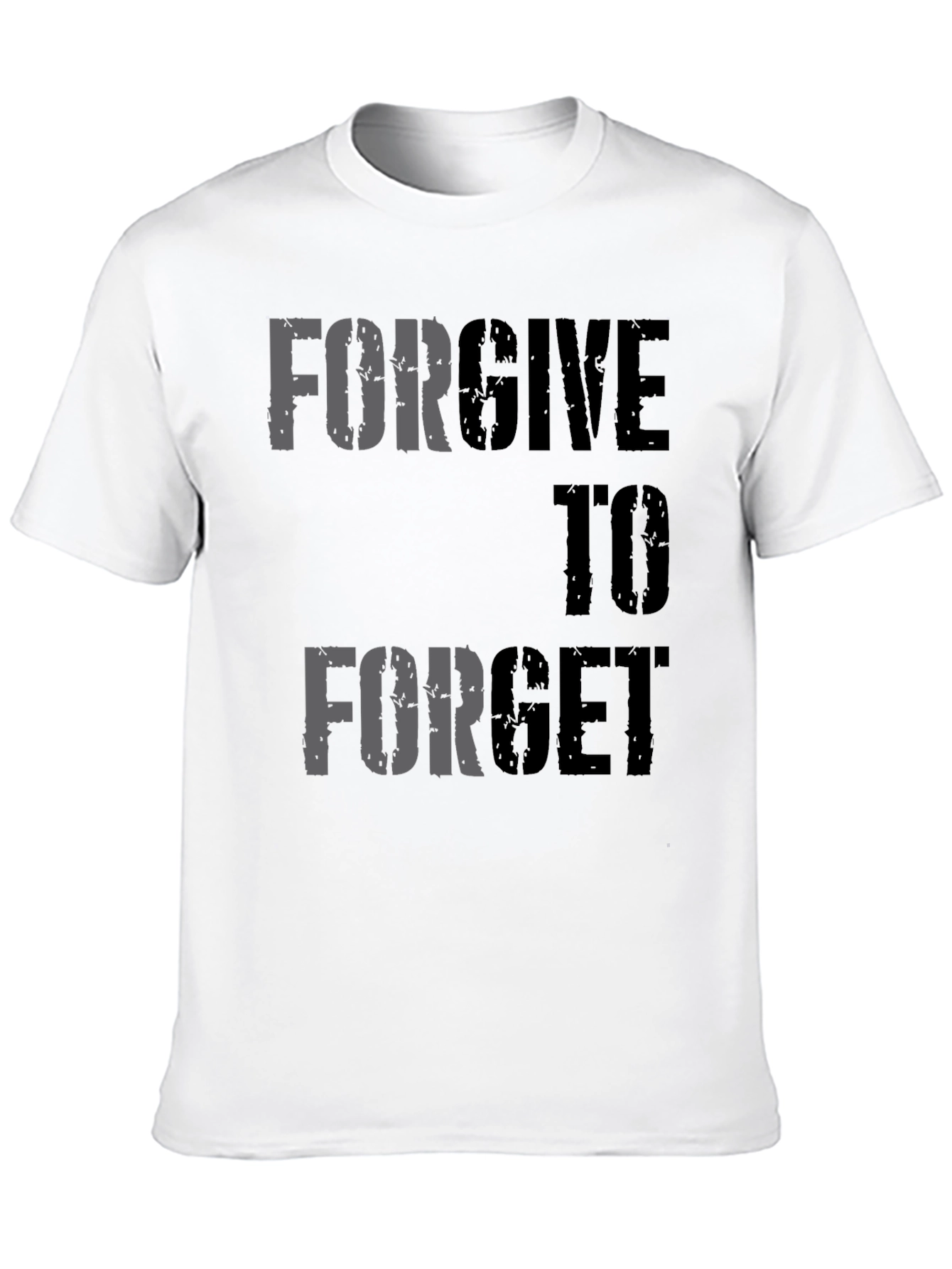 Forgive to Forget Graphic Tee - Black