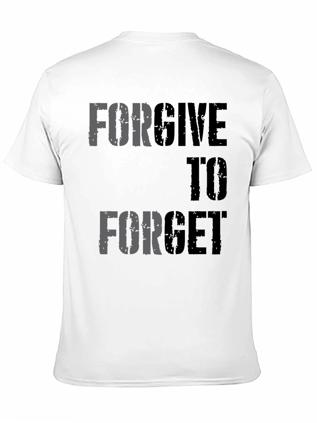 Forgive to Forget Graphic Tee - Black