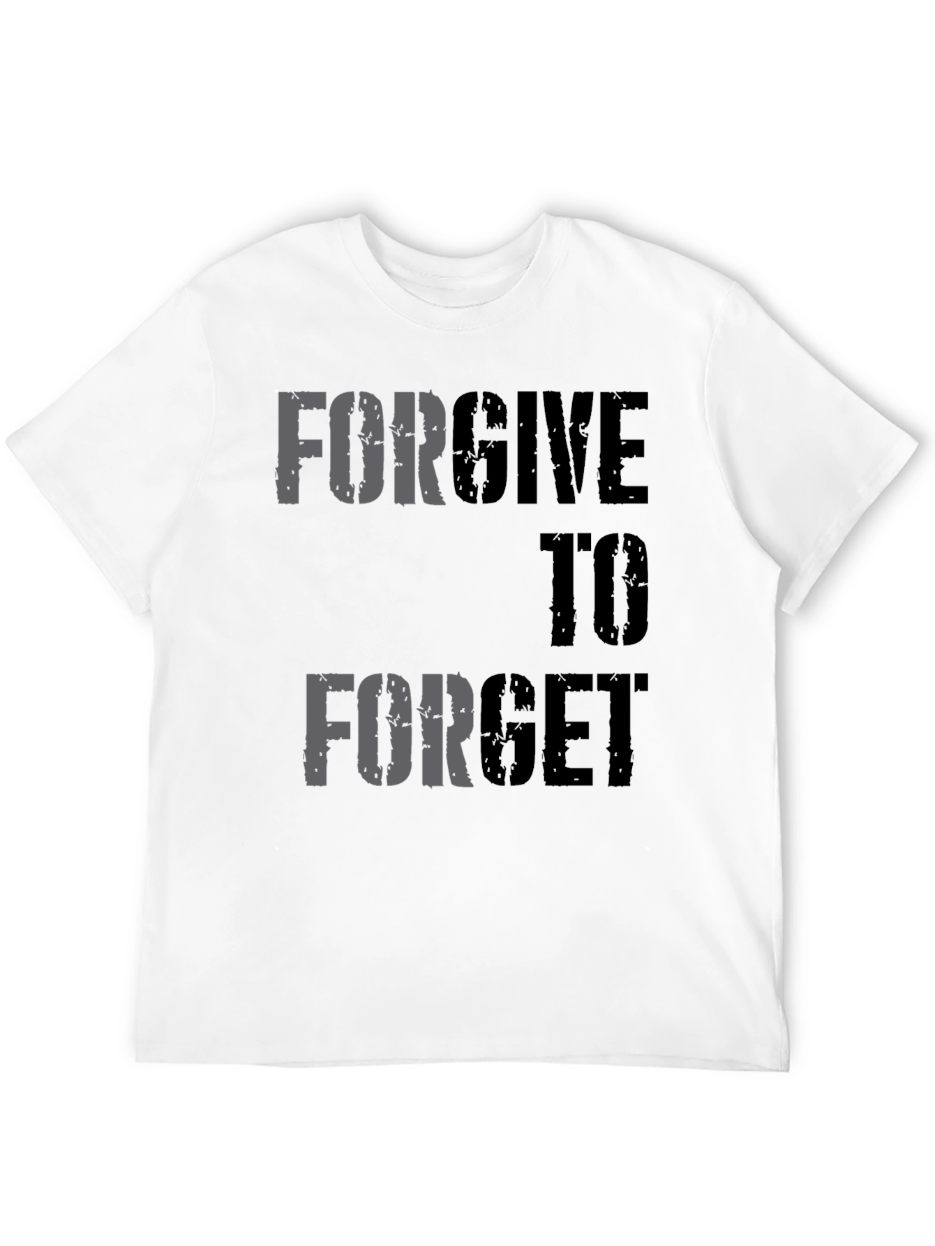 Forgive to Forget Graphic Tee - Black