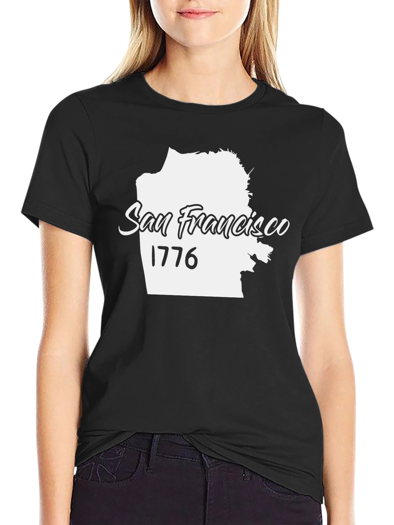 San Francisco 1776 Black T-Shirt