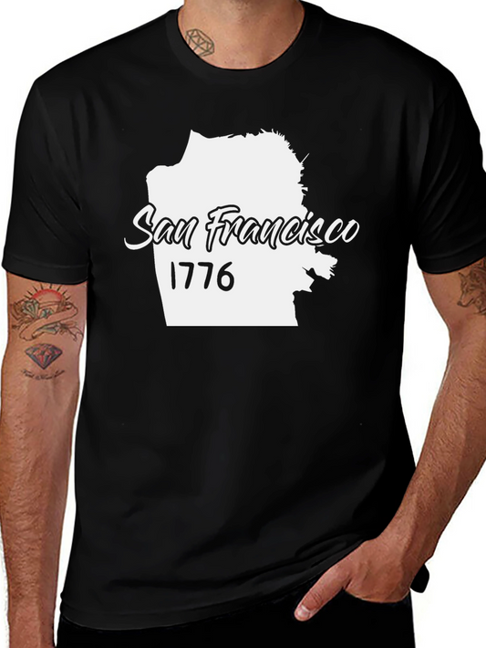 San Francisco 1776 Black T-Shirt