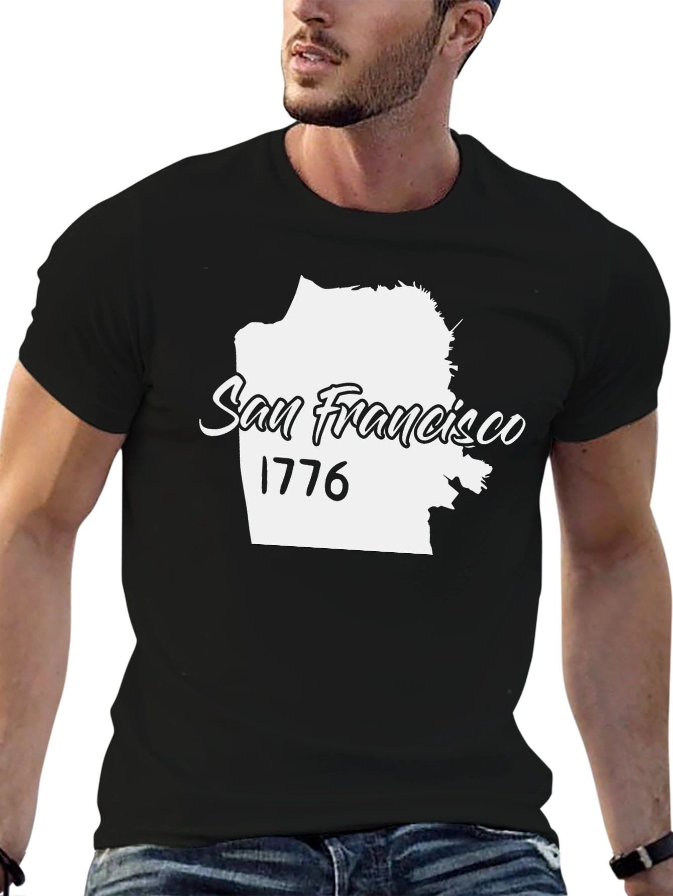 San Francisco 1776 Black T-Shirt