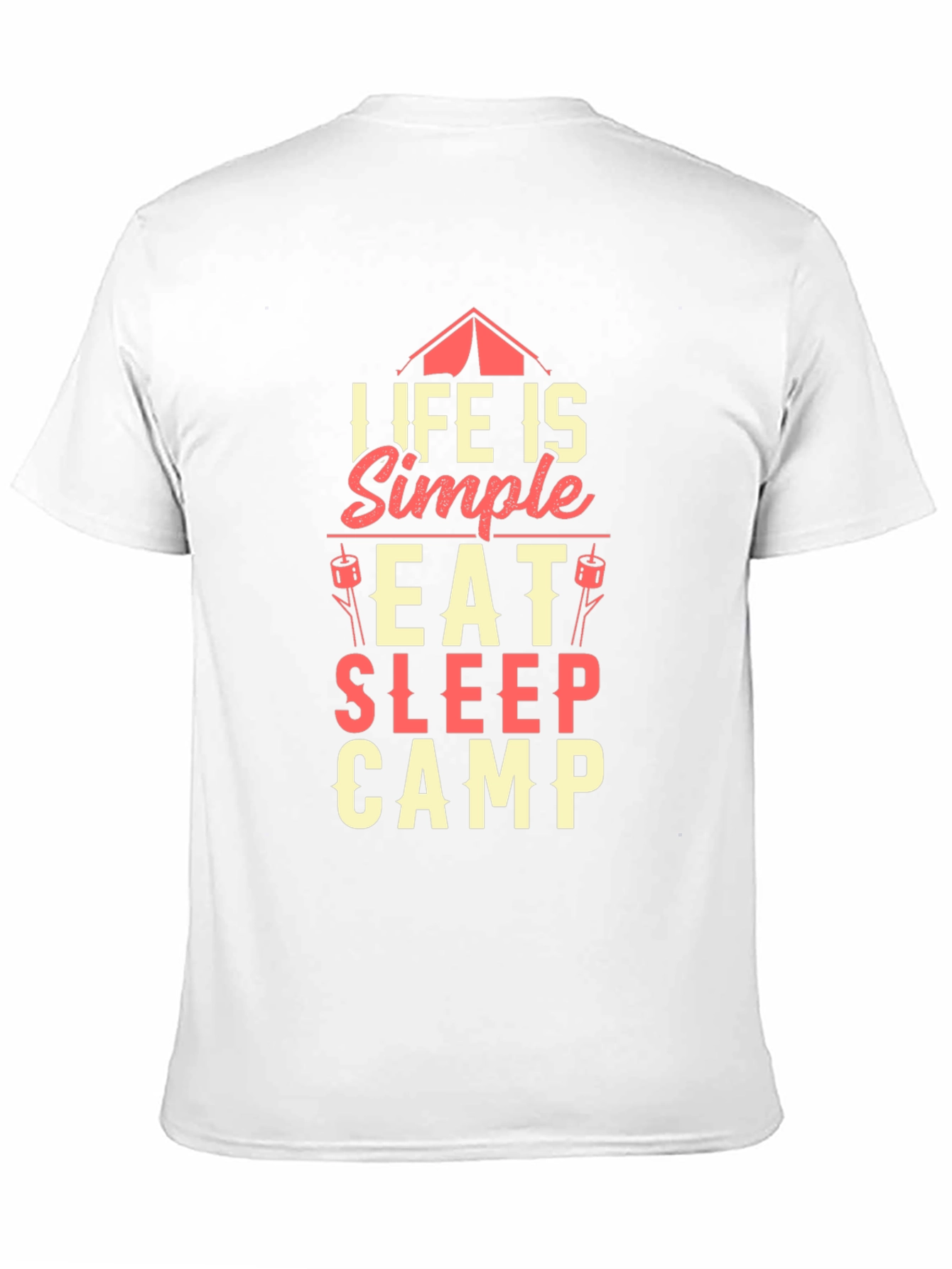 Life is Simple Camping Graphic Tee