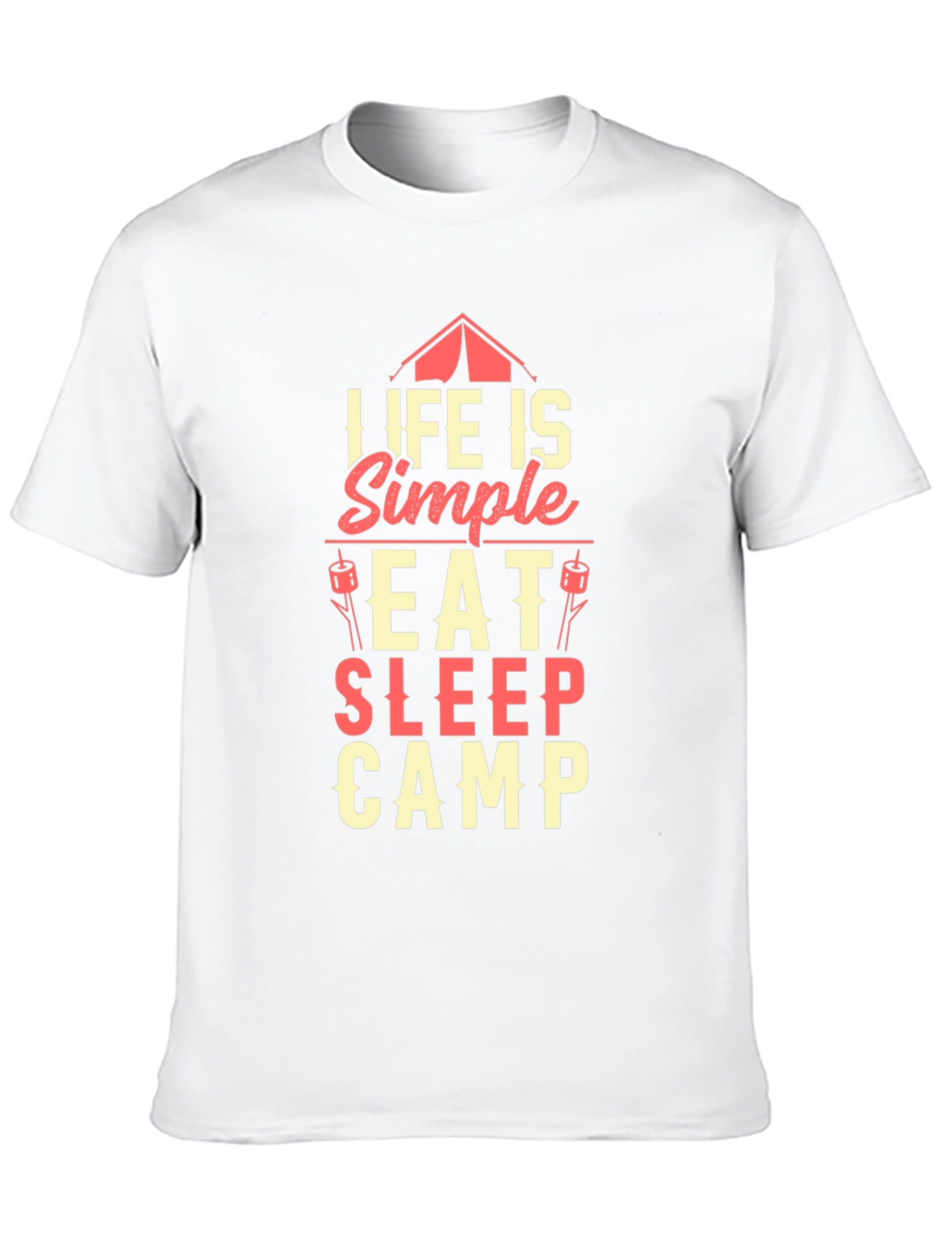 Life is Simple Camping Graphic Tee
