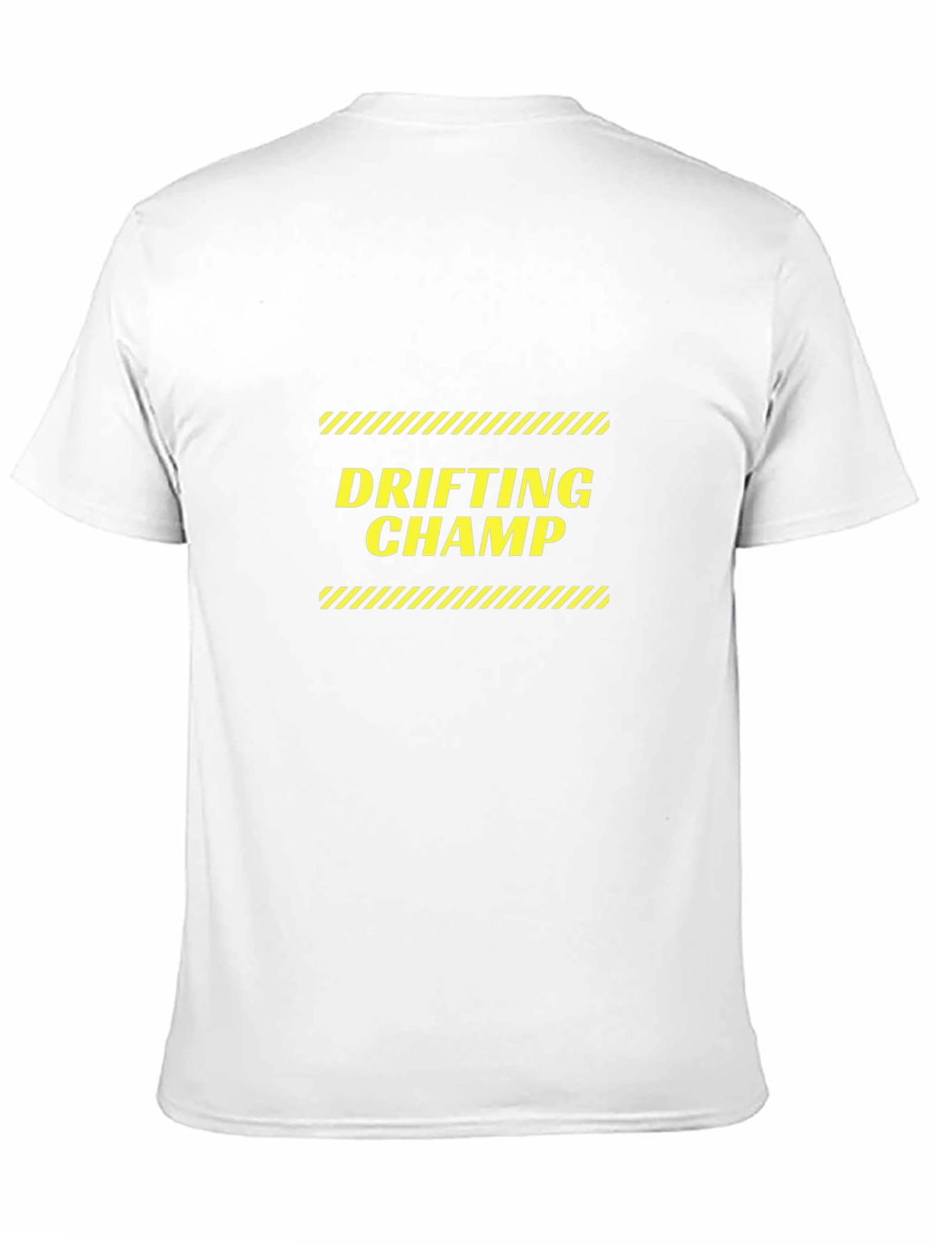 Drifting Champ Graphic Tee - Black Cotton T-Shirt