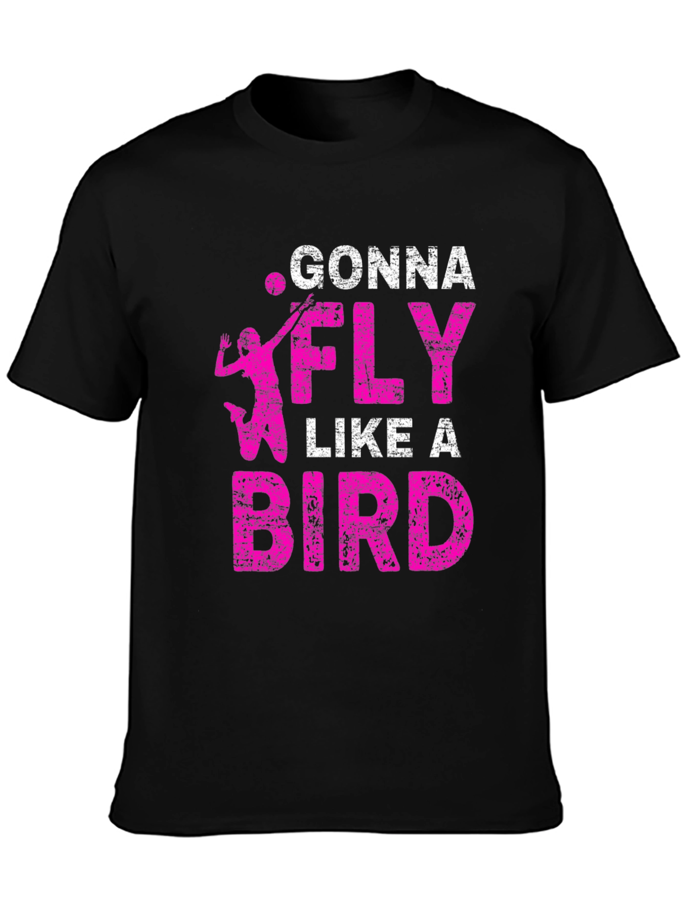 Gonna Fly Like A Bird Volleyball T-Shirt