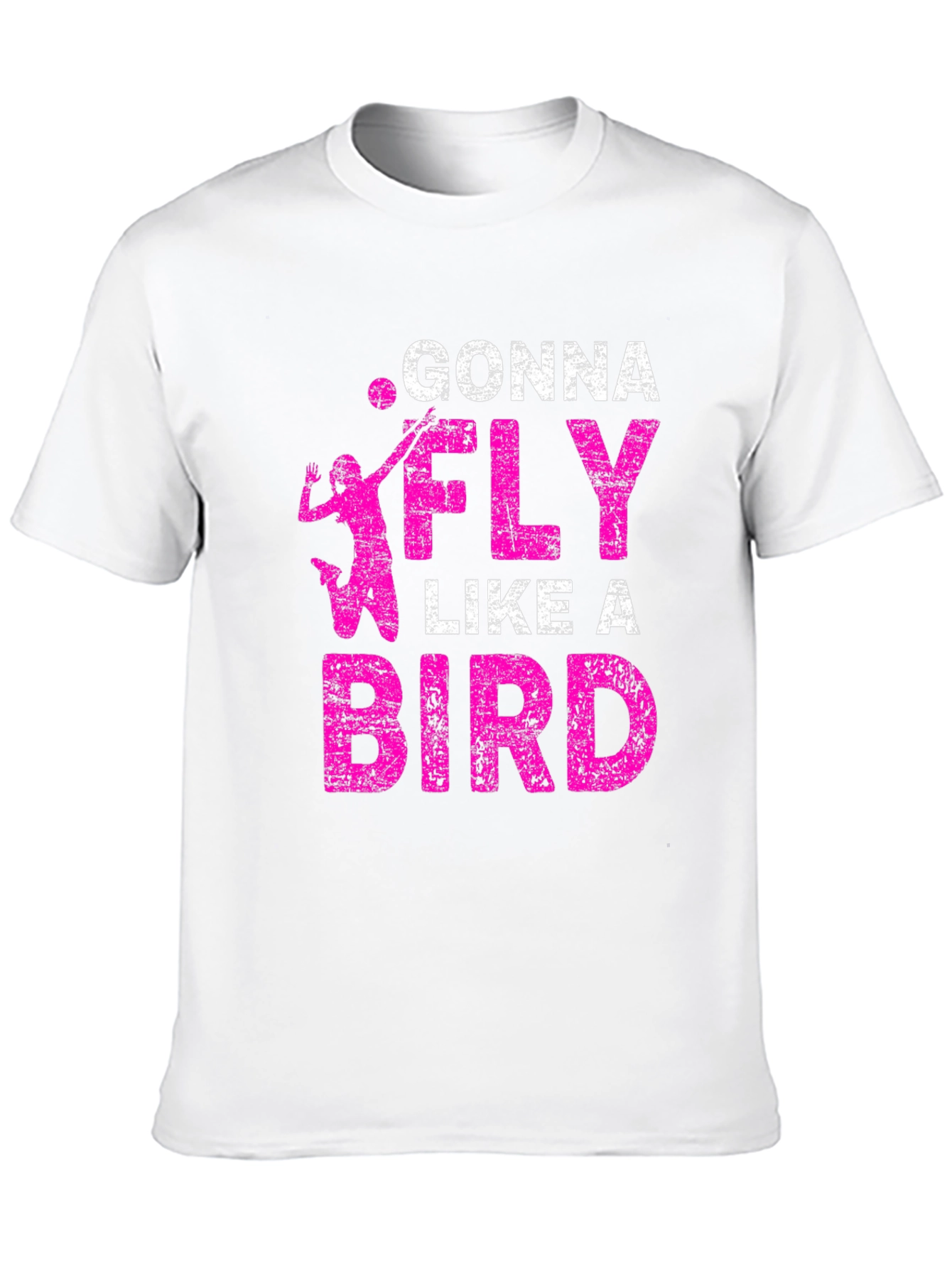 Gonna Fly Like A Bird Volleyball T-Shirt