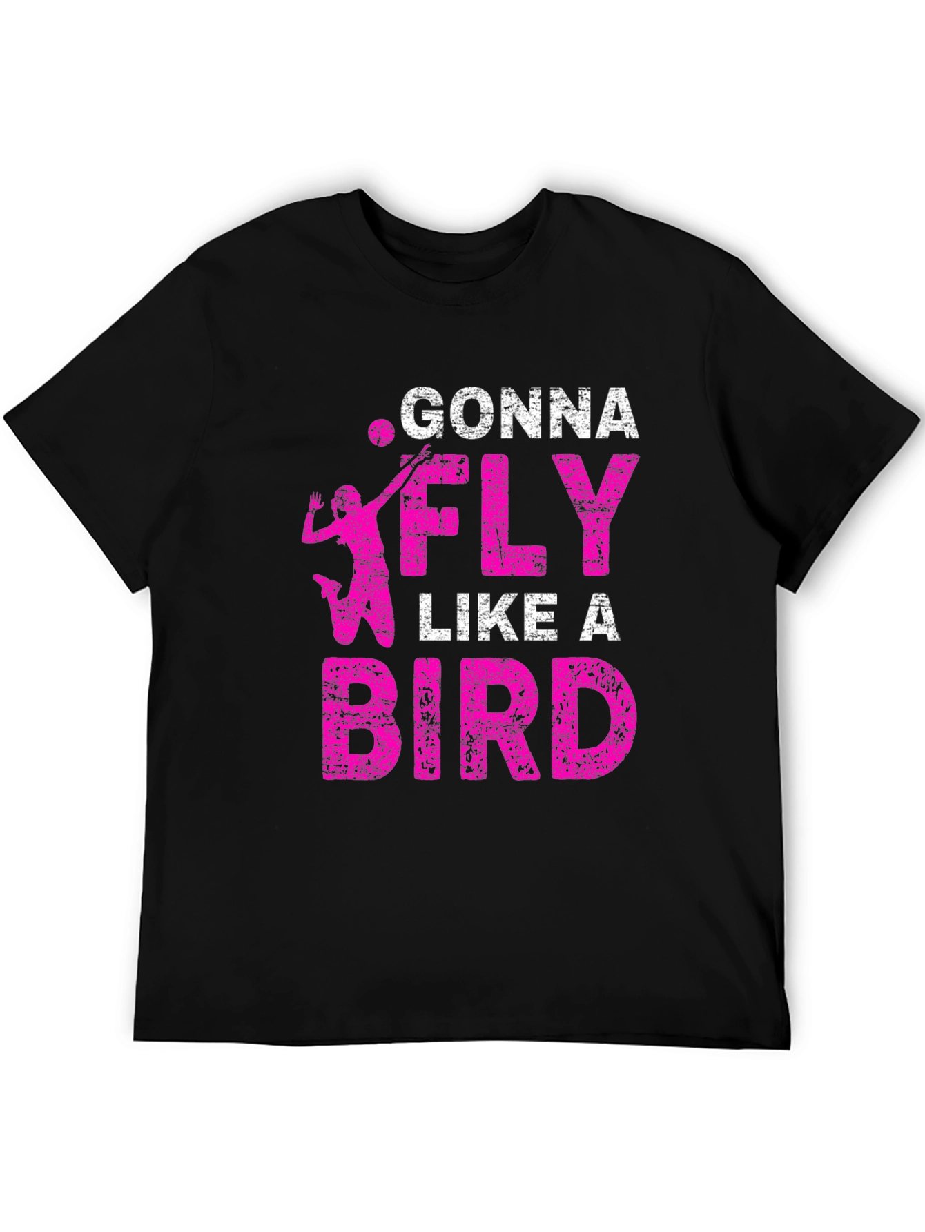 Gonna Fly Like A Bird Volleyball T-Shirt
