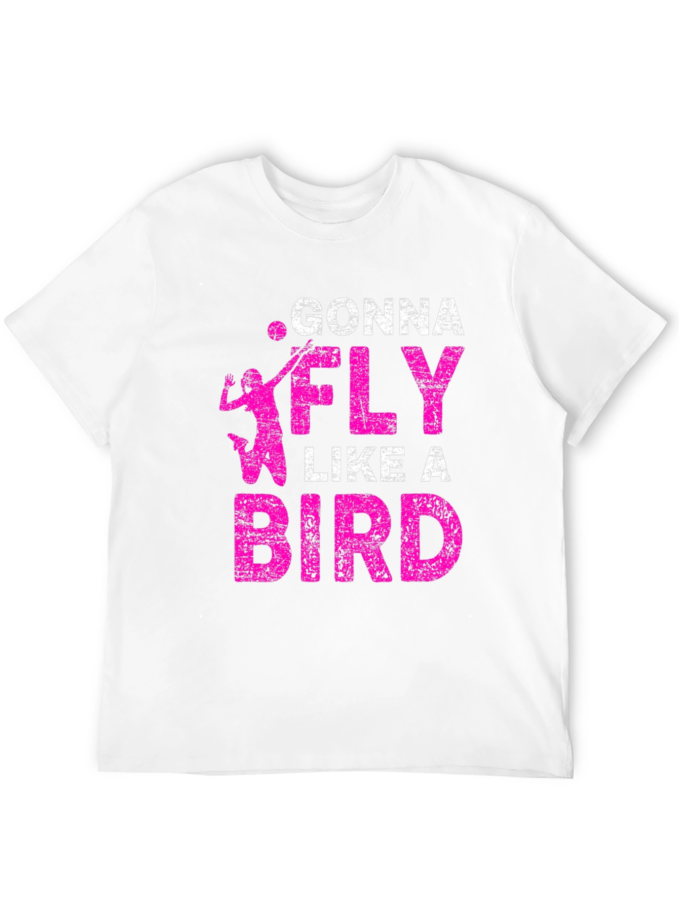 Gonna Fly Like A Bird Volleyball T-Shirt