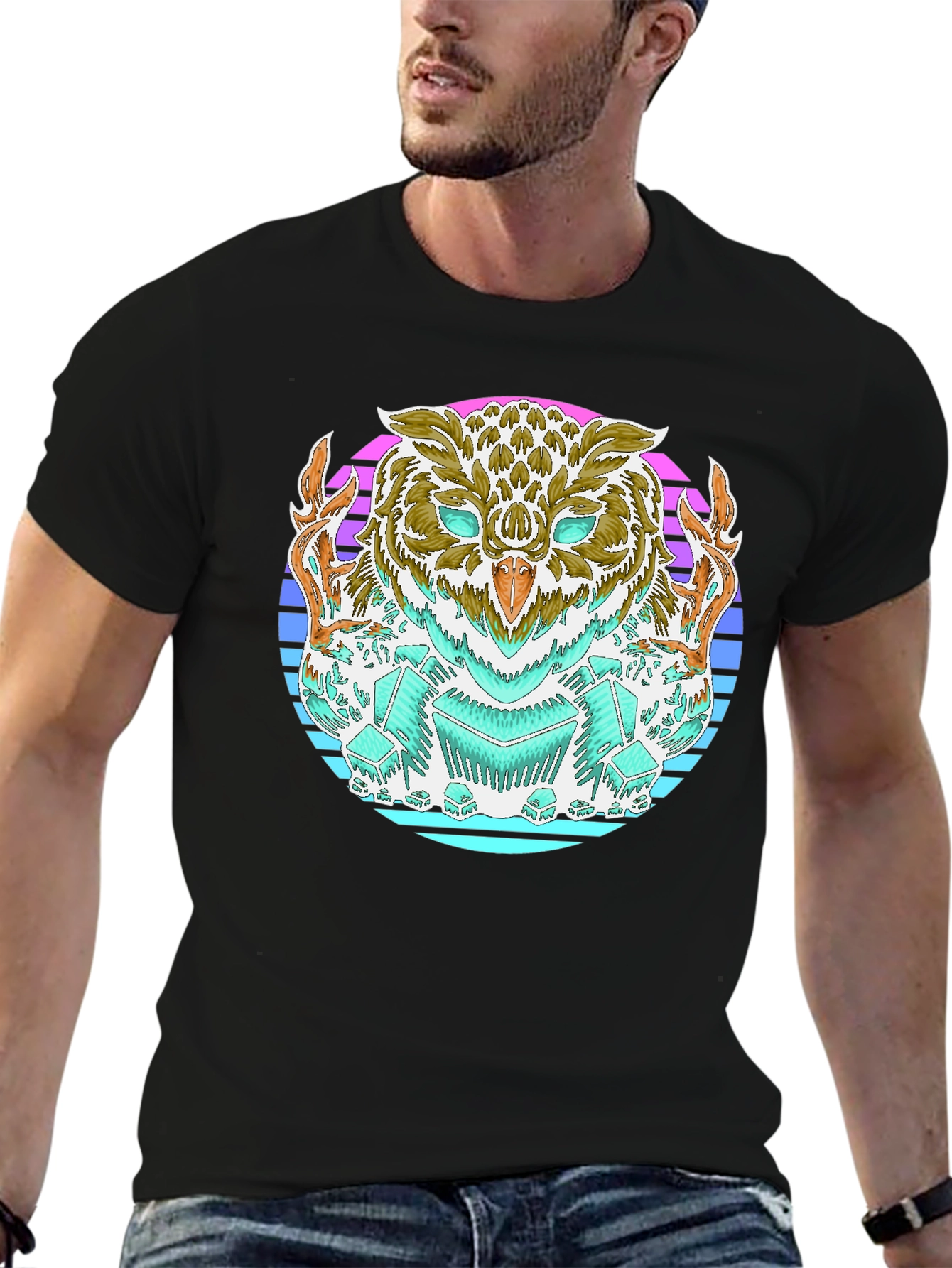 Retro Owl Graphic Tee
