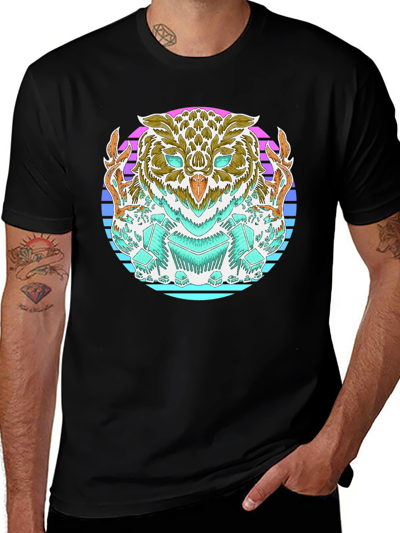 Retro Owl Graphic Tee