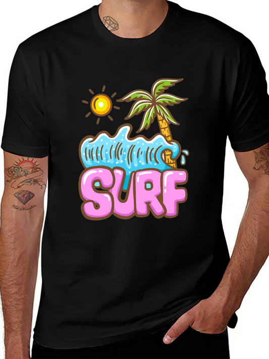 Surf T-Shirt - Beach Summer Graphic Tee