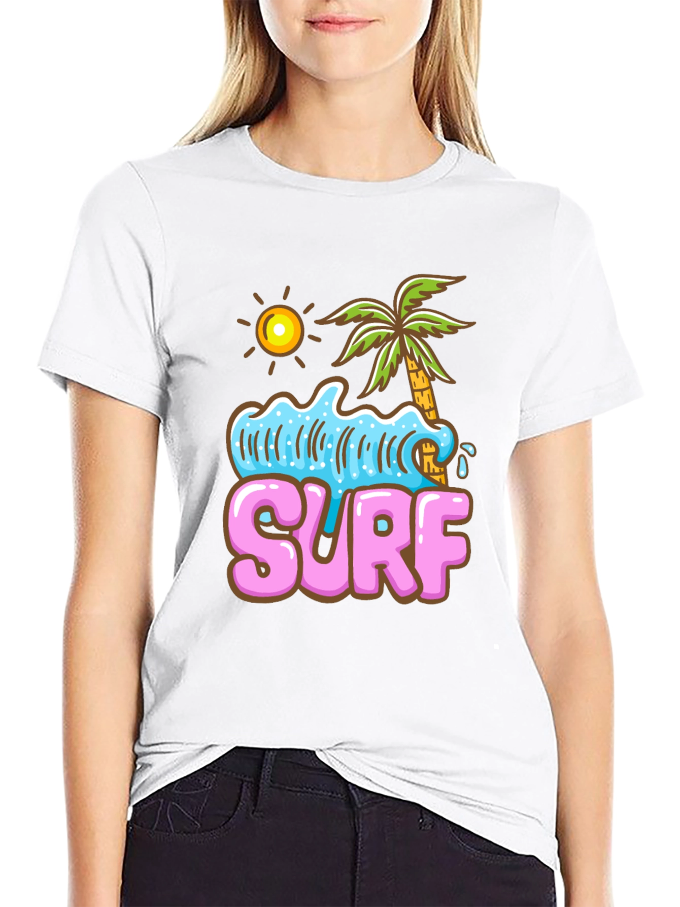 Surf T-Shirt - Beach Summer Graphic Tee