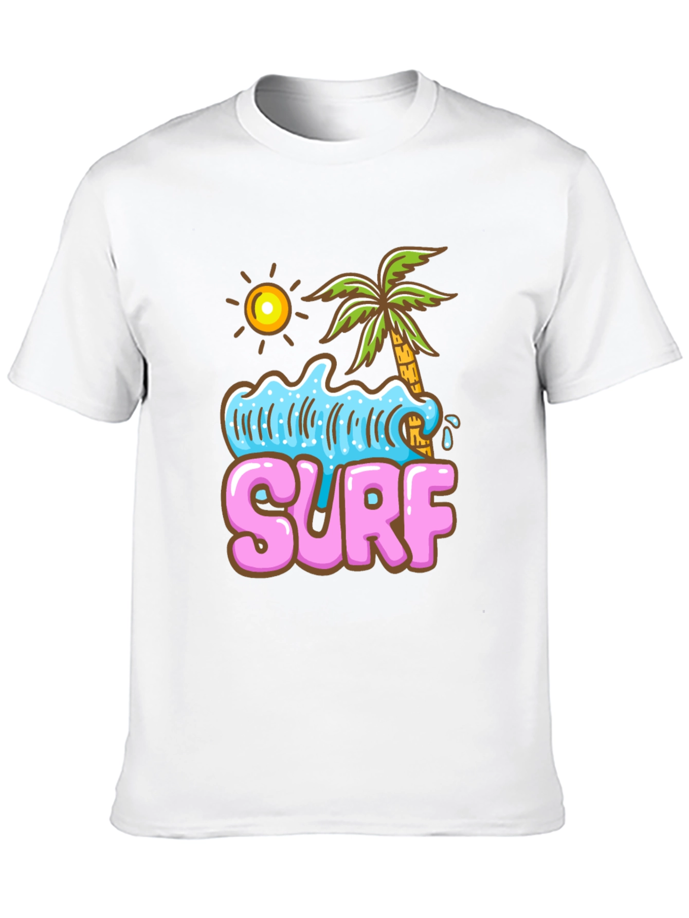 Surf T-Shirt - Beach Summer Graphic Tee