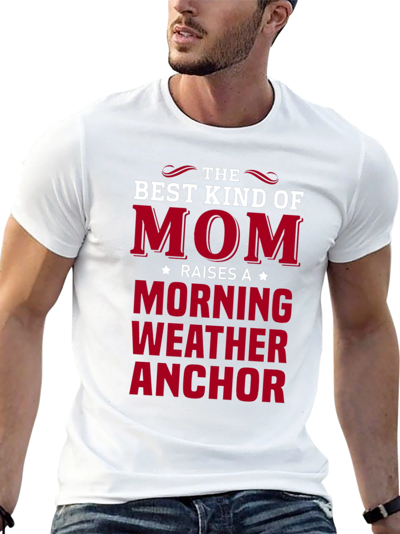 Mom Morning Weather Anchor T-Shirt