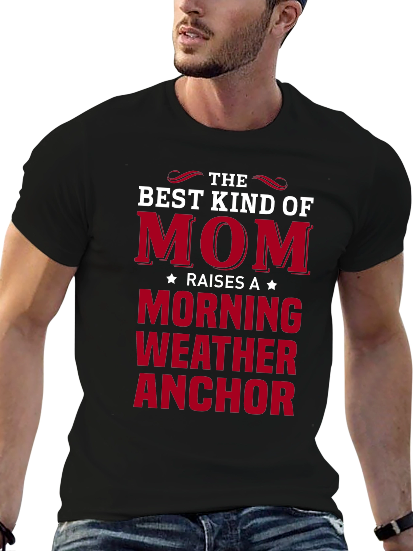 Mom Morning Weather Anchor T-Shirt