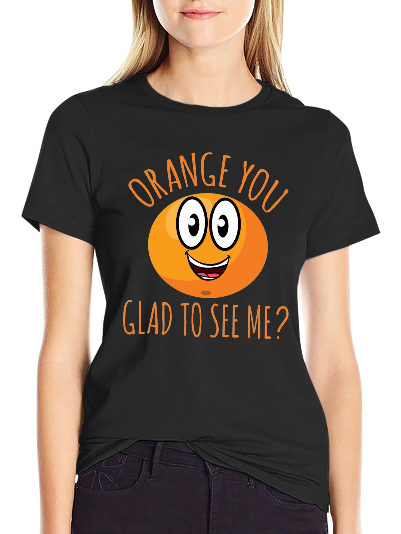 Funny Orange You Glad To See Me T-Shirt