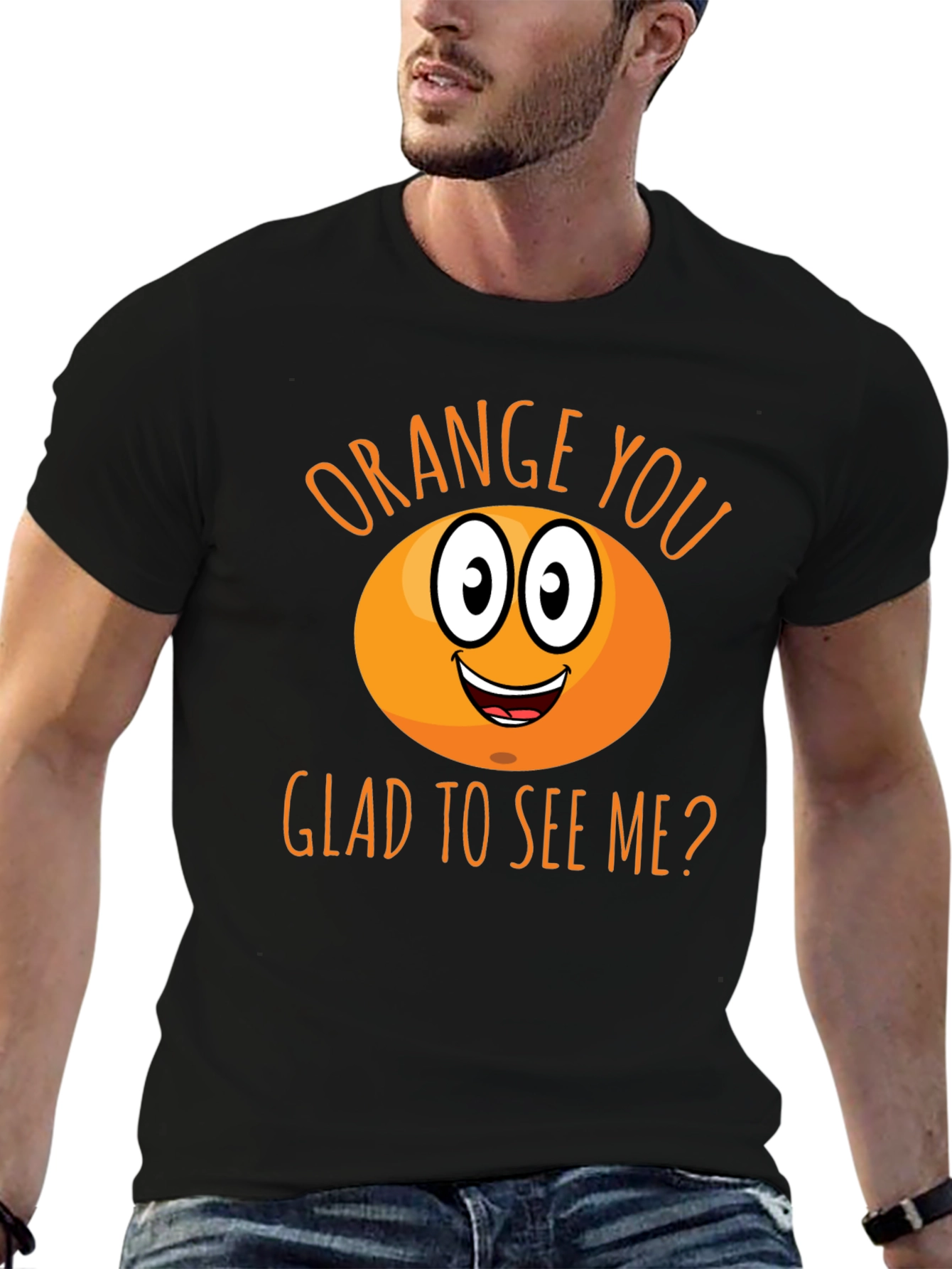 Funny Orange You Glad To See Me T-Shirt