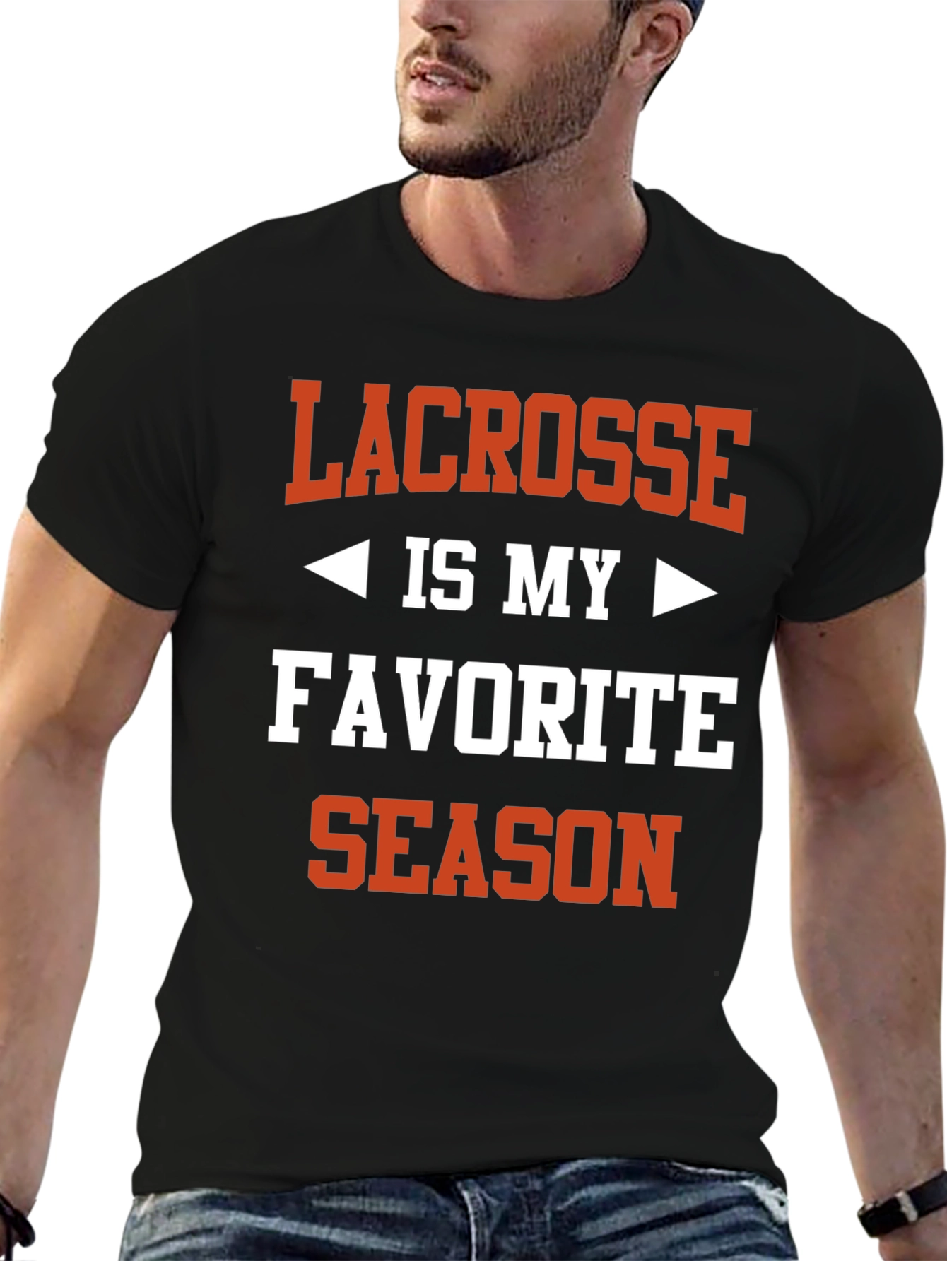 Lacrosse is My Favorite Season Graphic T-Shirt