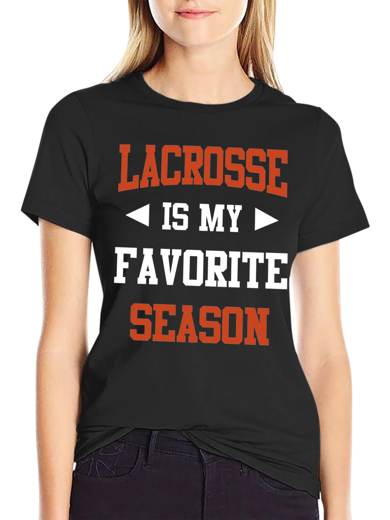 Lacrosse is My Favorite Season Graphic T-Shirt