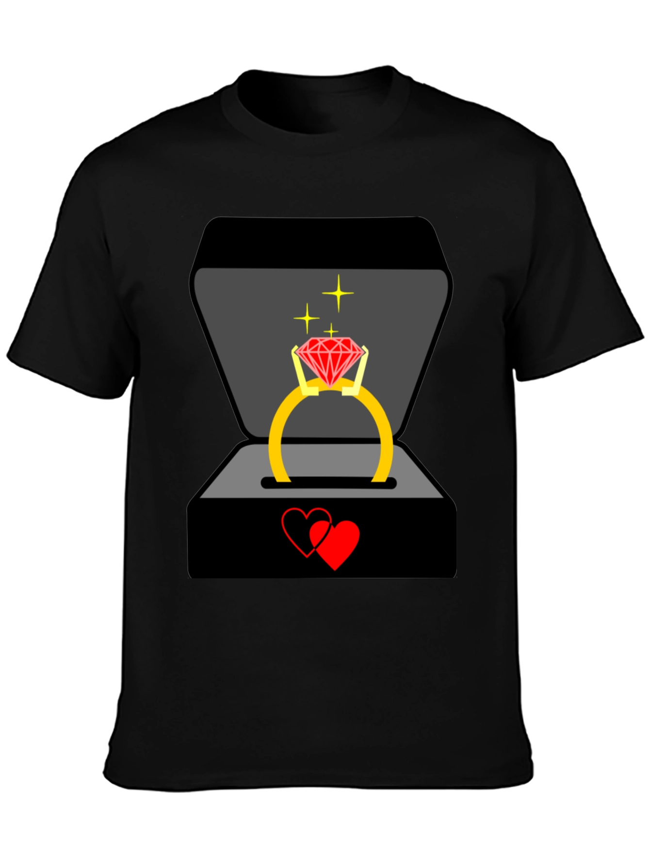 Diamond Ring Proposal T-Shirt