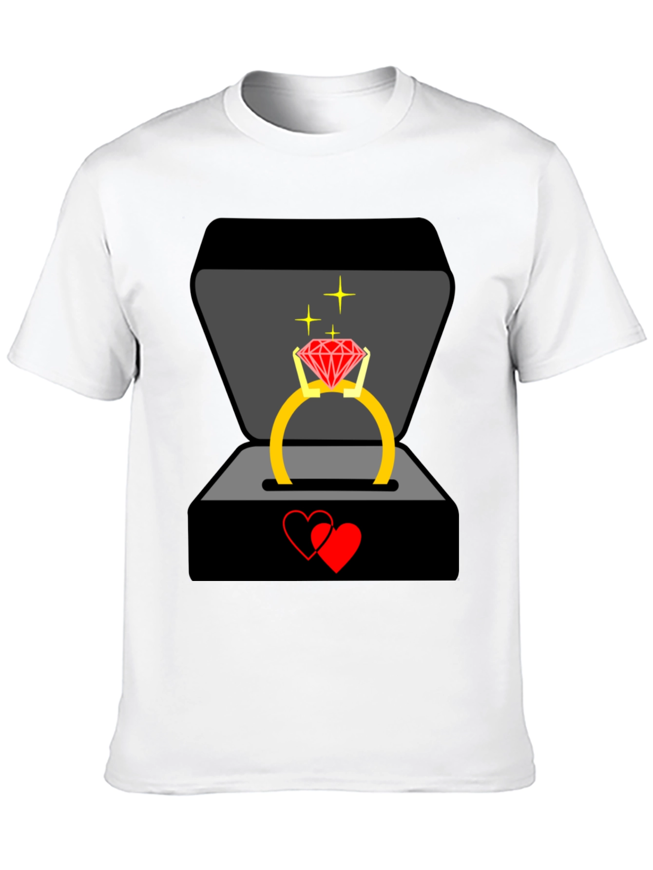 Diamond Ring Proposal T-Shirt