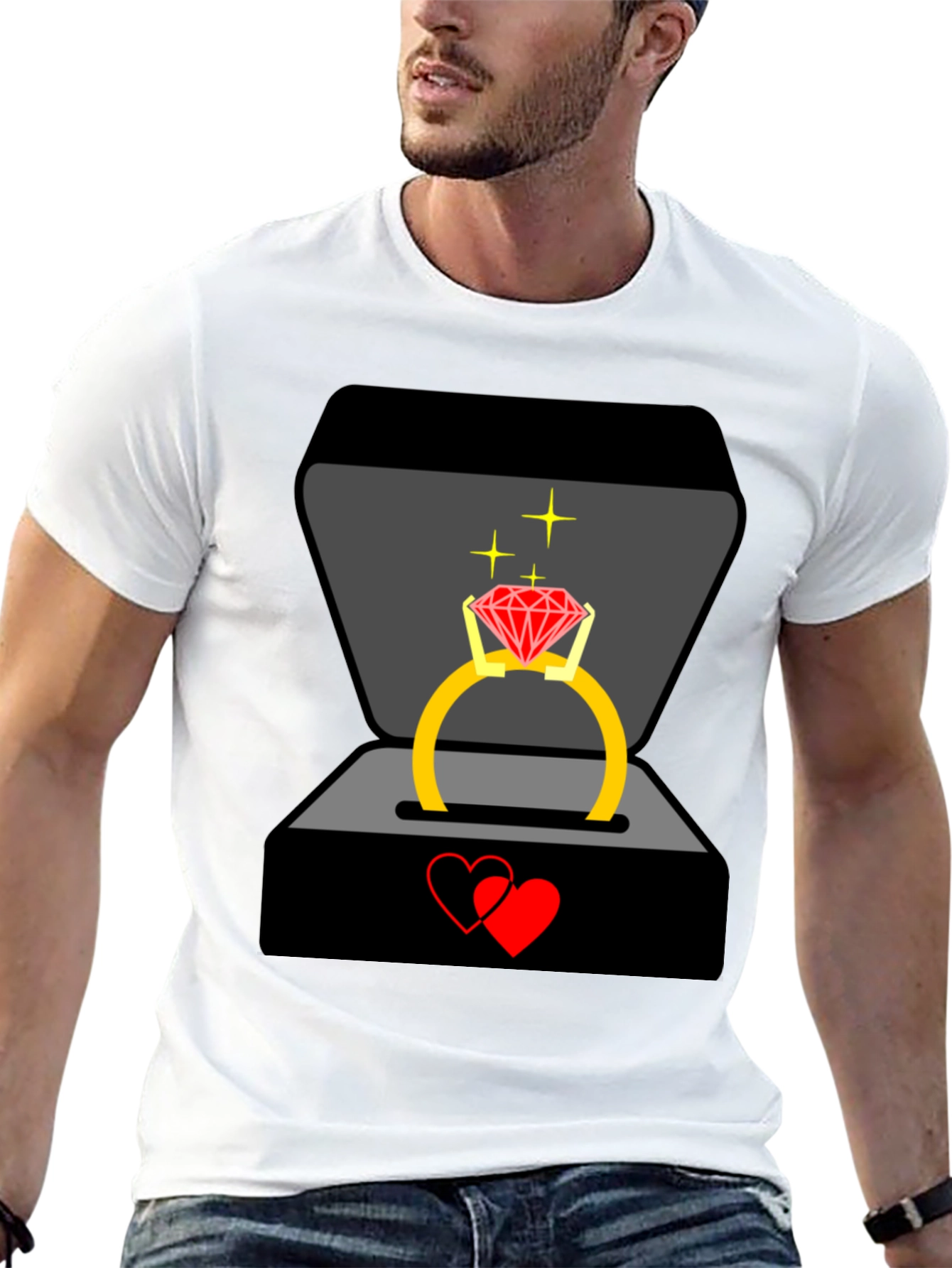 Diamond Ring Proposal T-Shirt