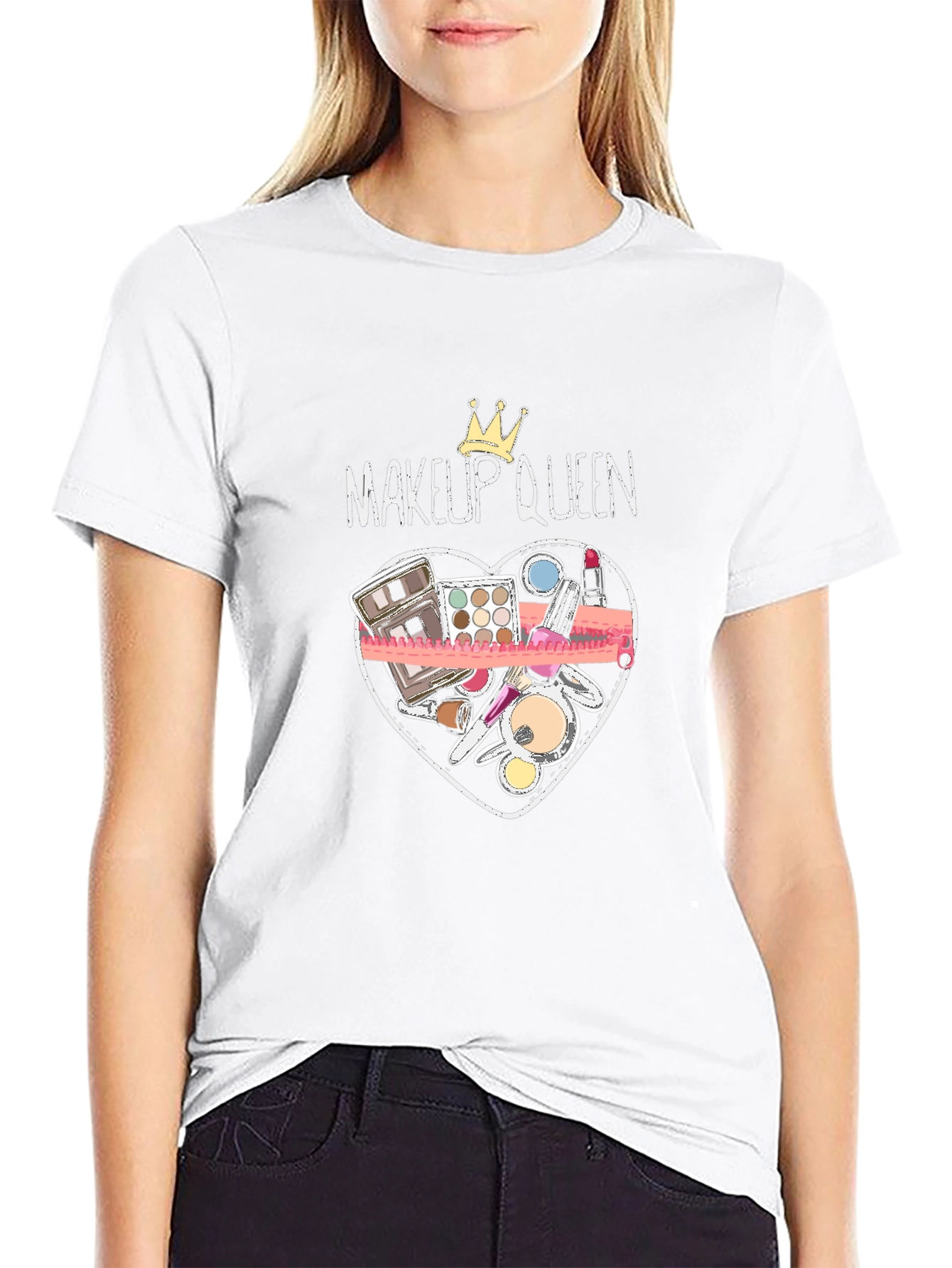 Makeup Queen T-Shirt: Beauty Lover Tee