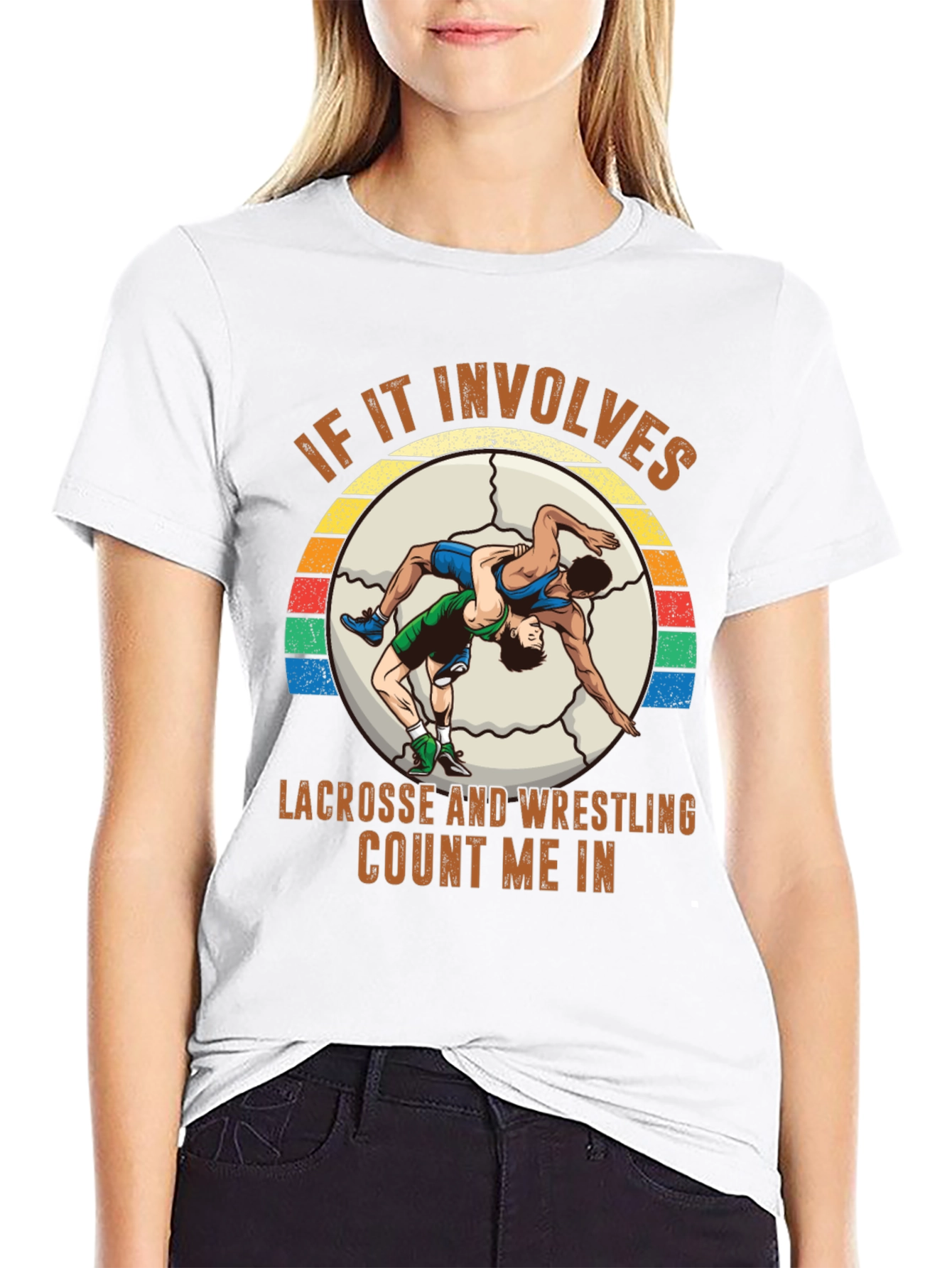 Lacrosse Wrestling T-Shirt - Count Me In!