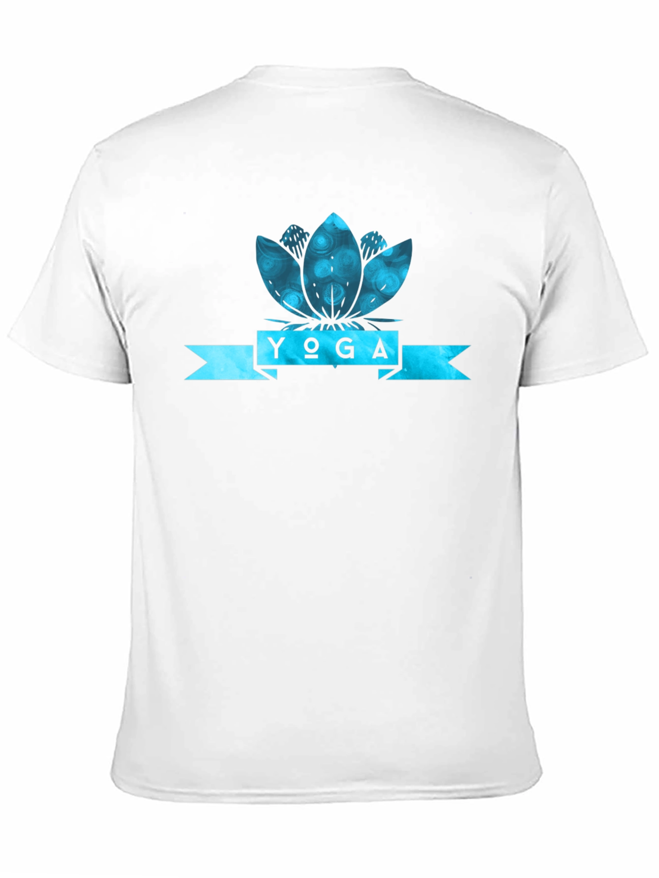 Yoga Lotus Flower Graphic T-Shirt