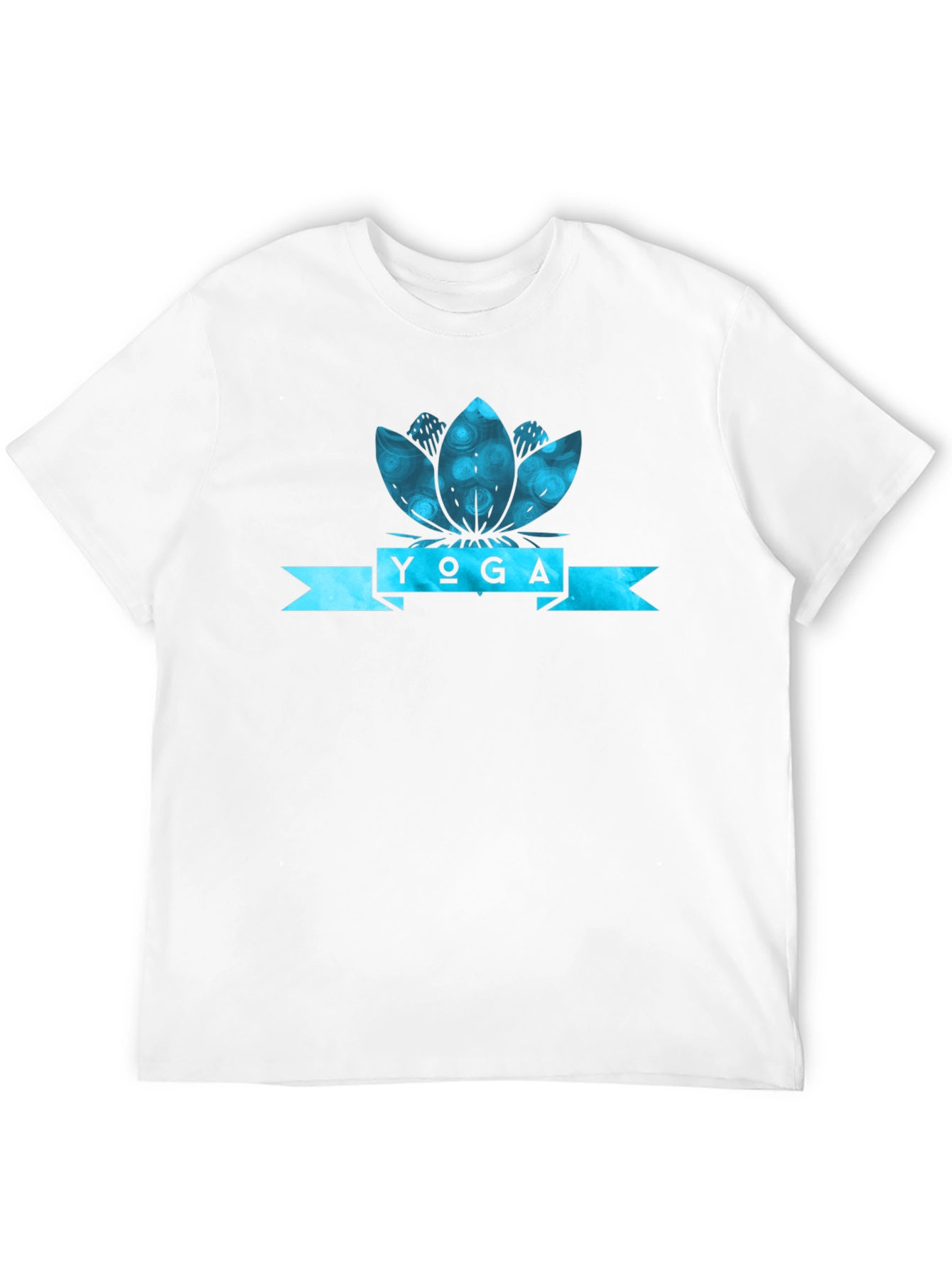 Yoga Lotus Flower Graphic T-Shirt