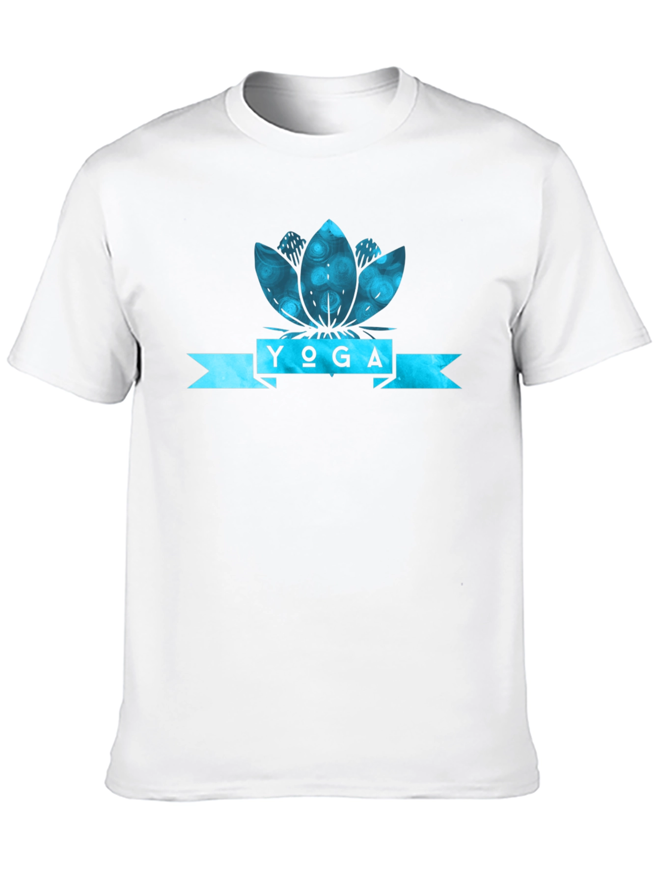 Yoga Lotus Flower Graphic T-Shirt