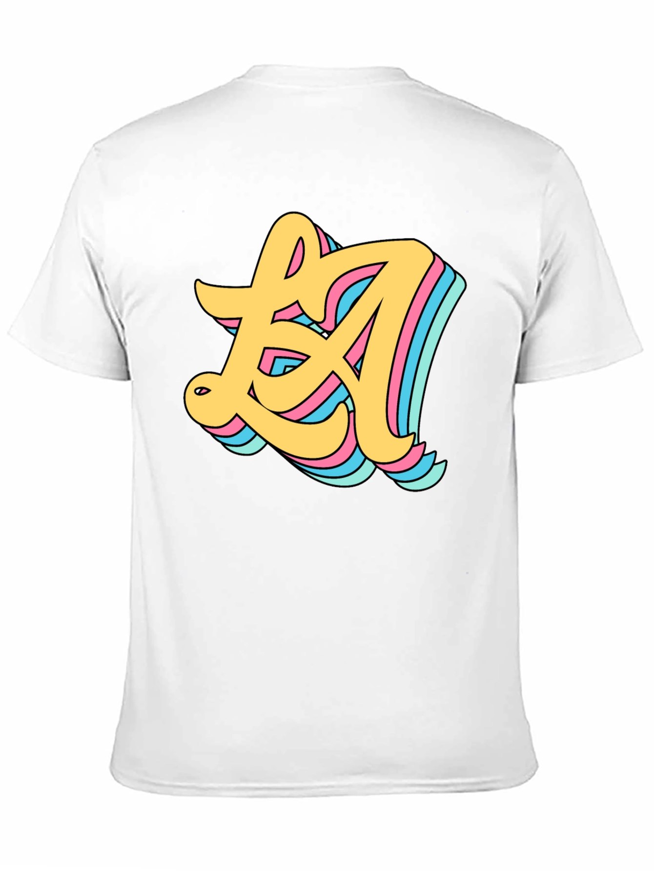 Retro LA Graphic Black T-Shirt