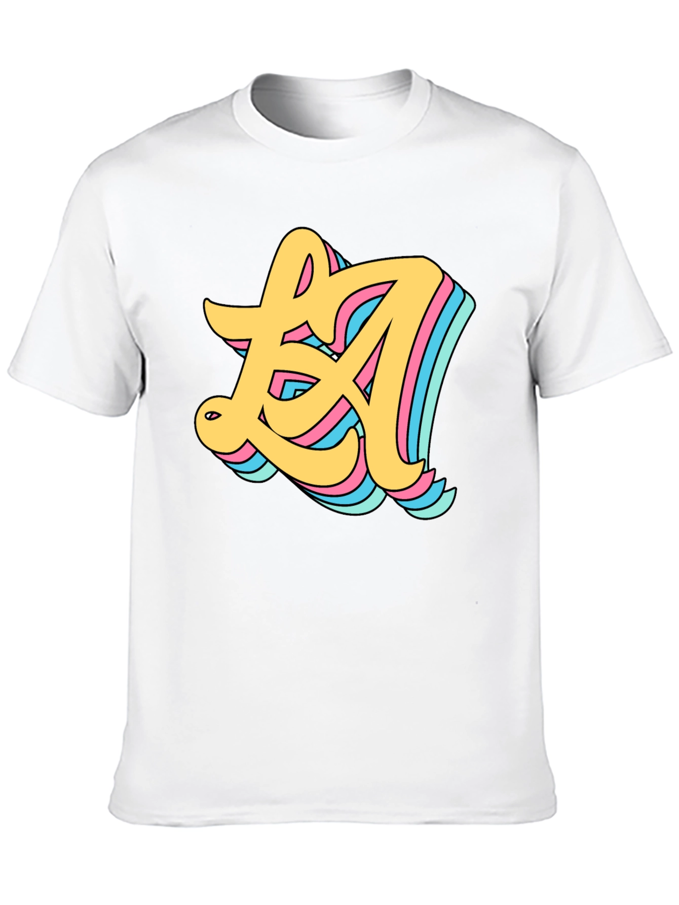 Retro LA Graphic Black T-Shirt