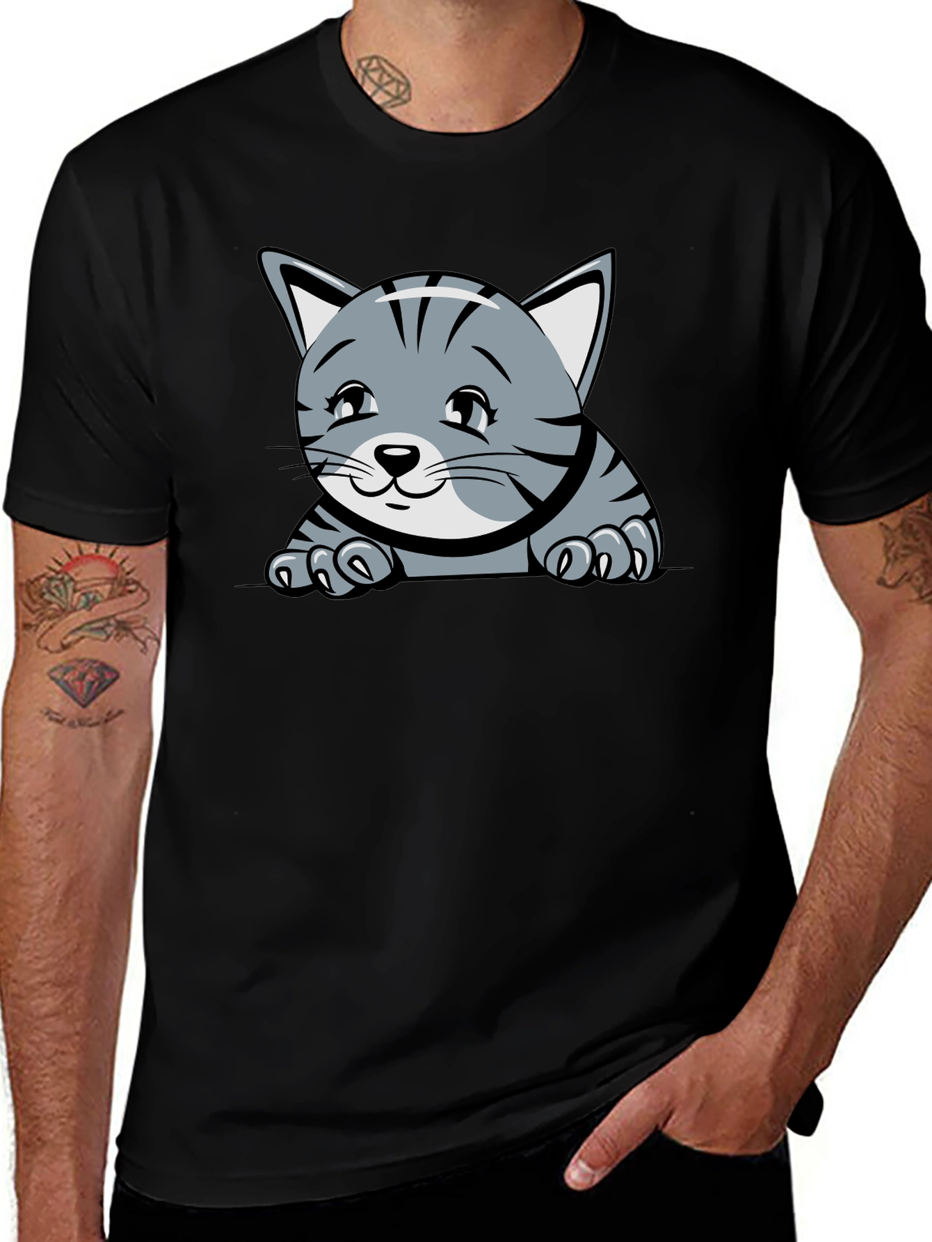 Cute Kitten Graphic T-Shirt