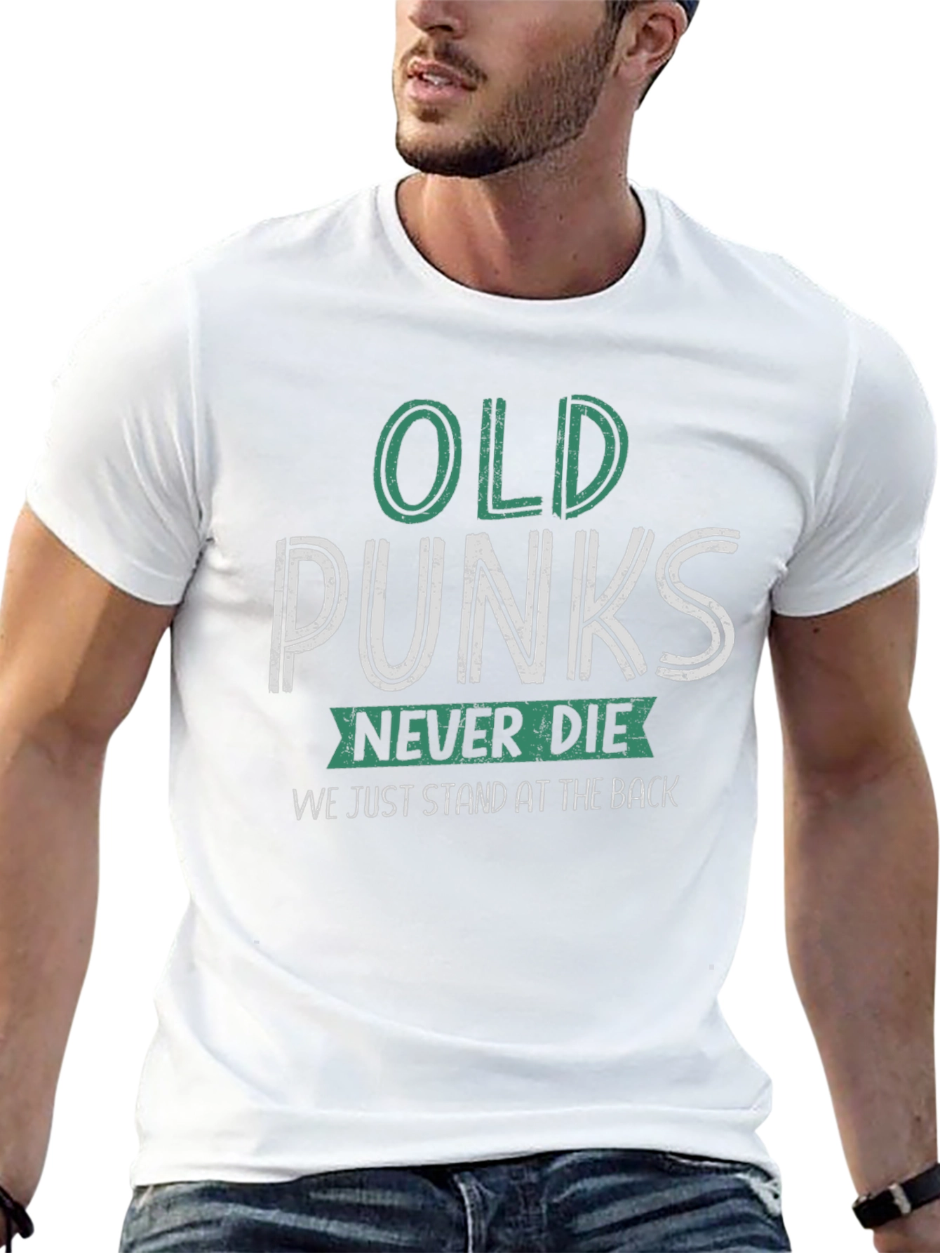 Old Punks Never Die Graphic T-Shirt