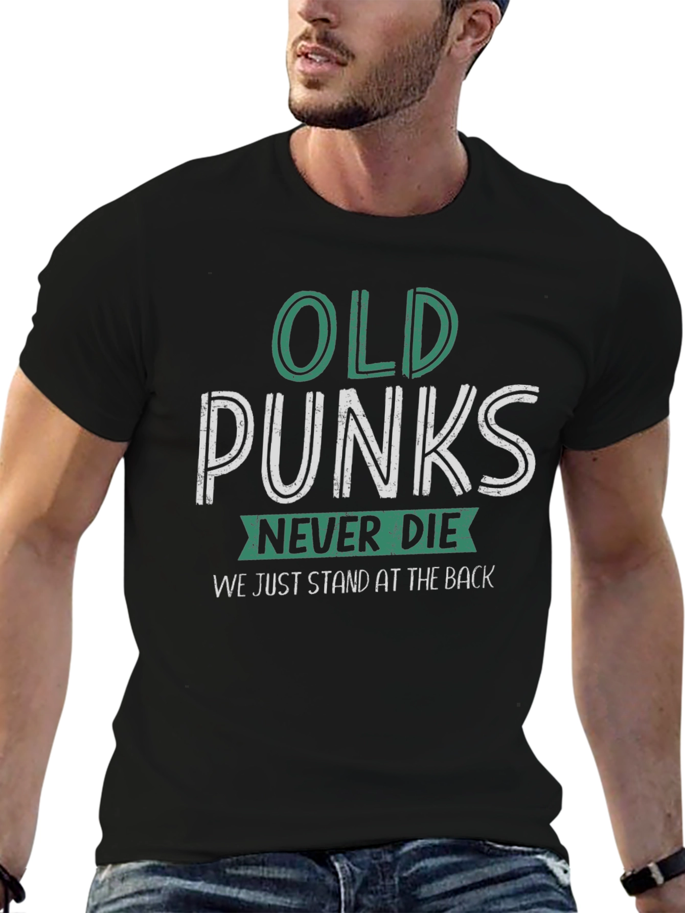 Old Punks Never Die Graphic T-Shirt