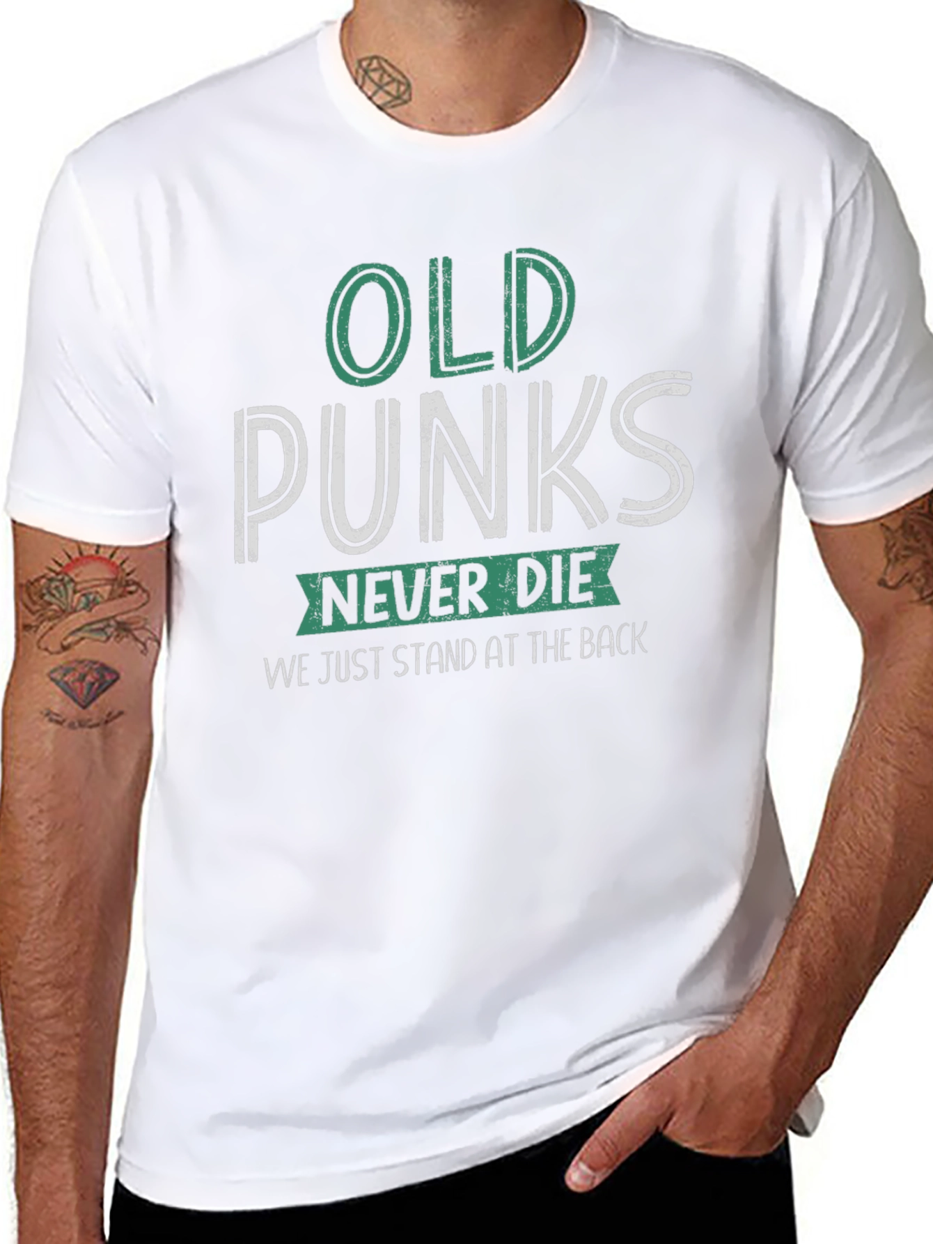 Old Punks Never Die Graphic T-Shirt
