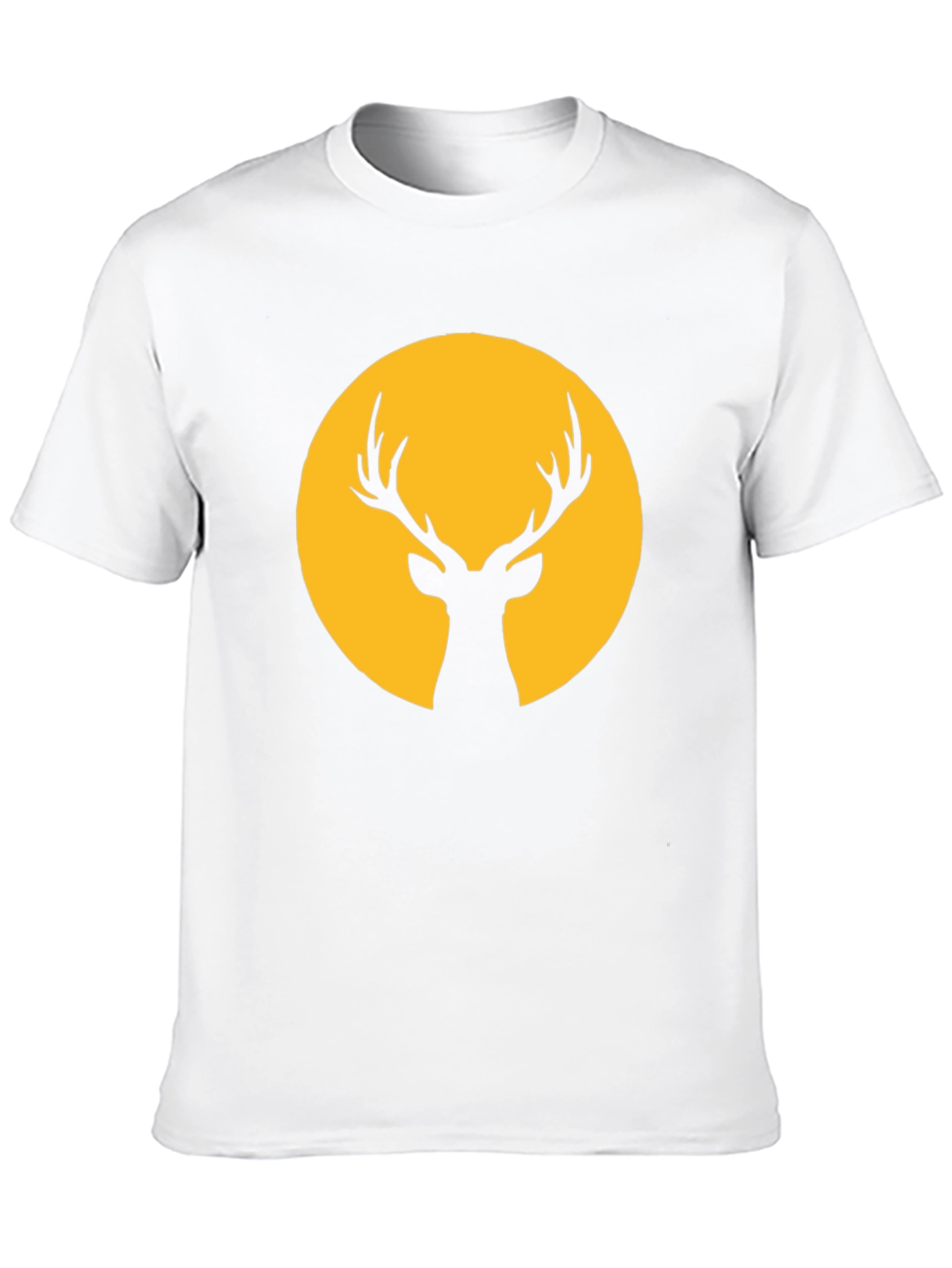 Deer Silhouette Graphic T-Shirt