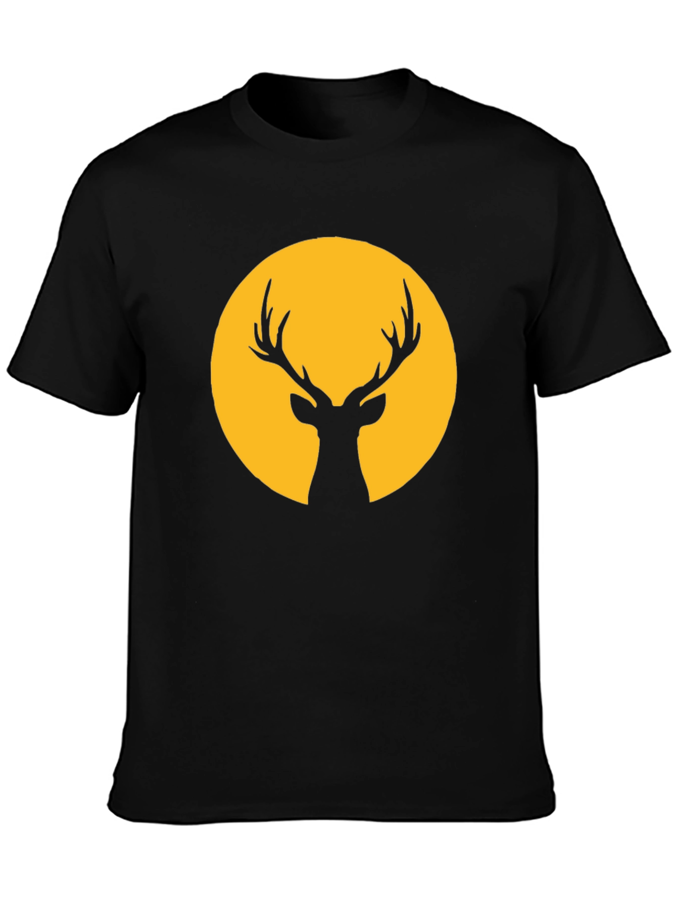 Deer Silhouette Graphic T-Shirt