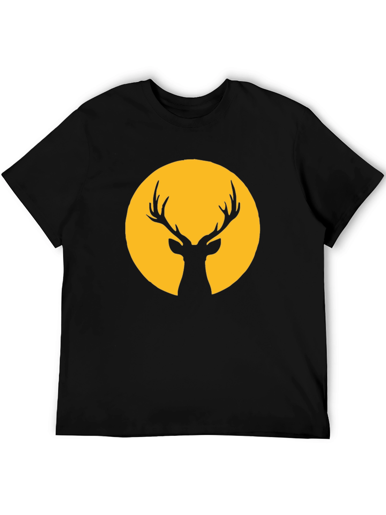 Deer Silhouette Graphic T-Shirt