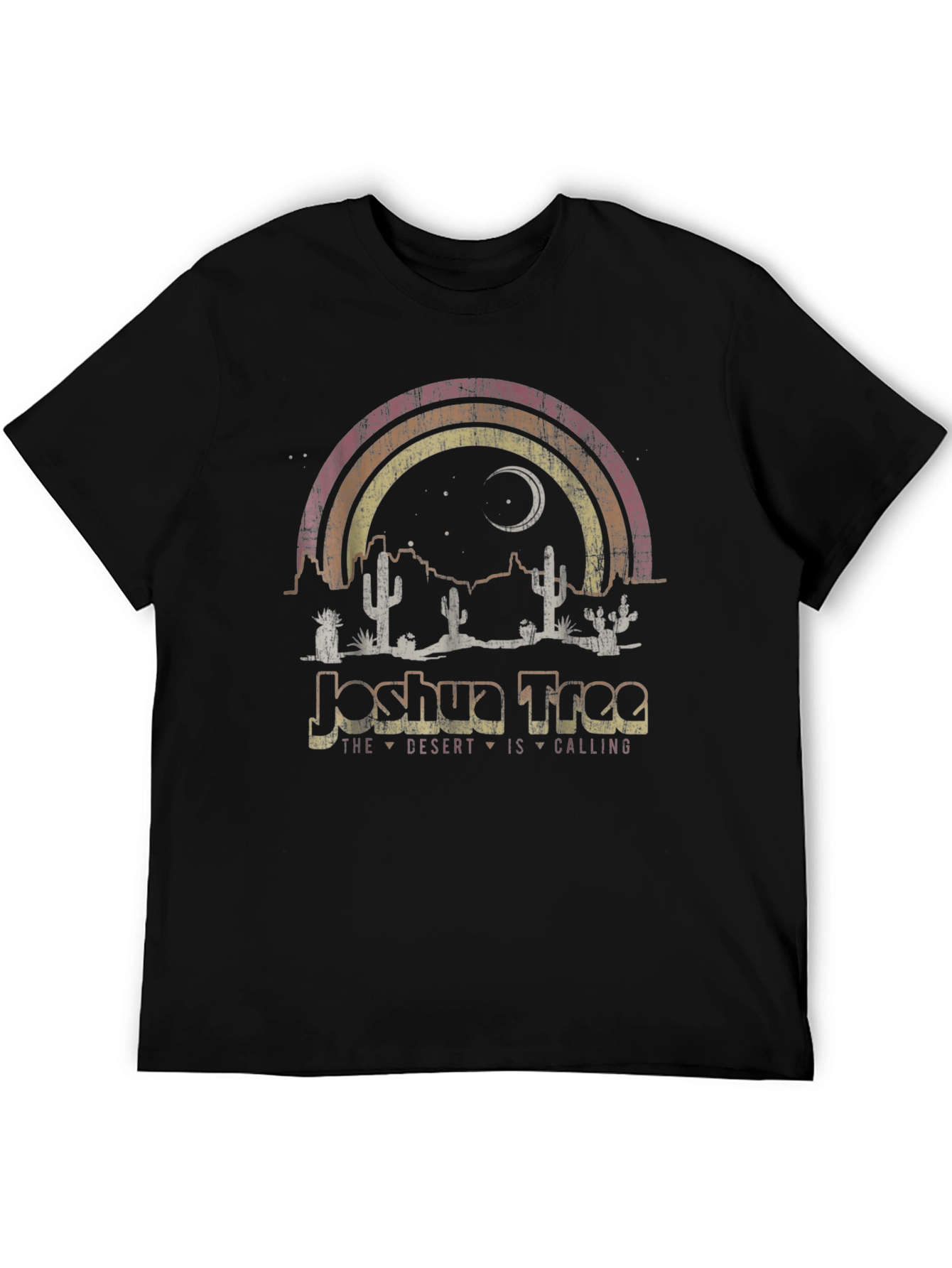 Joshua Tree Desert Calling Graphic Tee - Retro Style