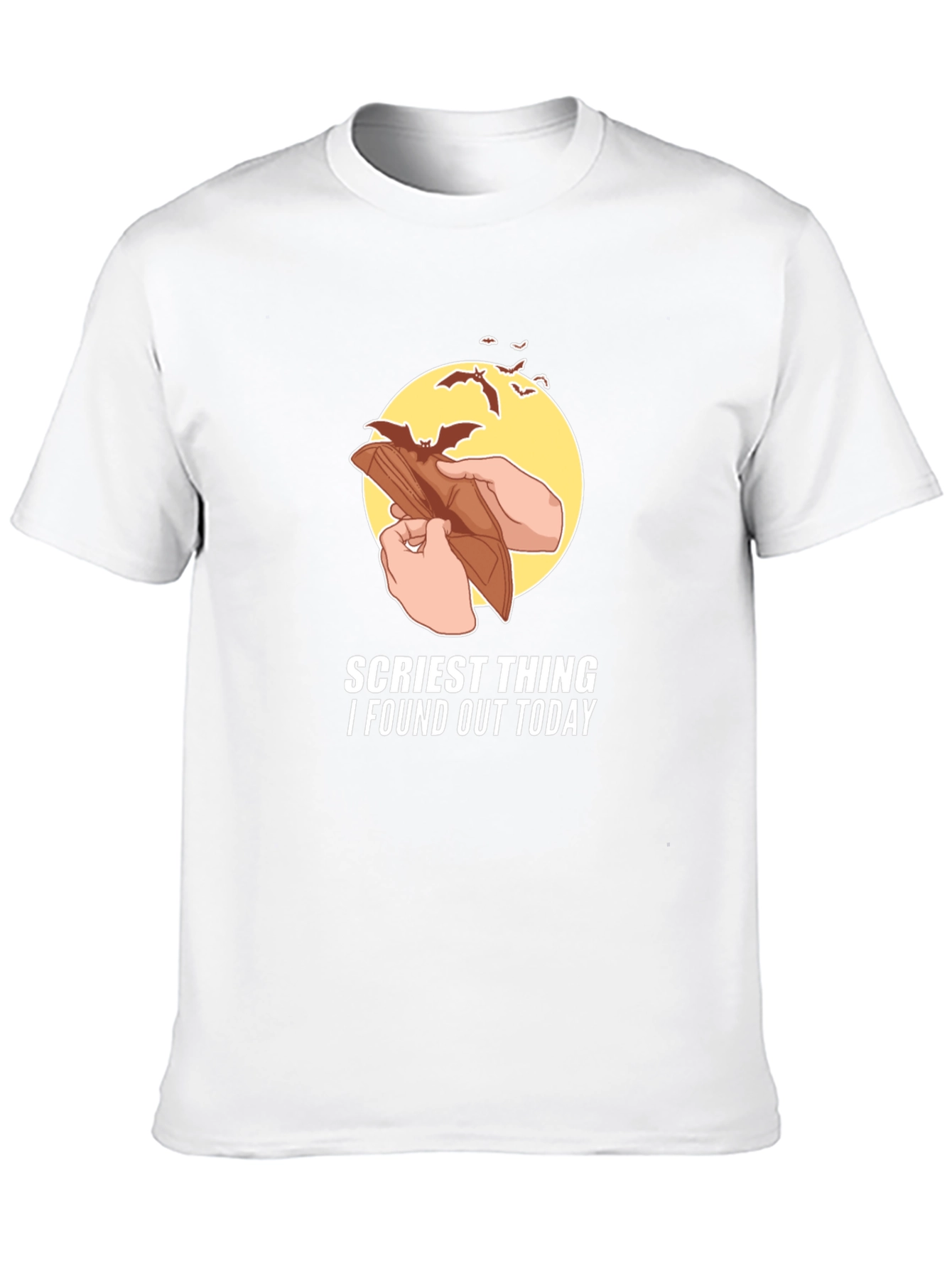 Scariest Thing Empty Wallet Graphic T-Shirt